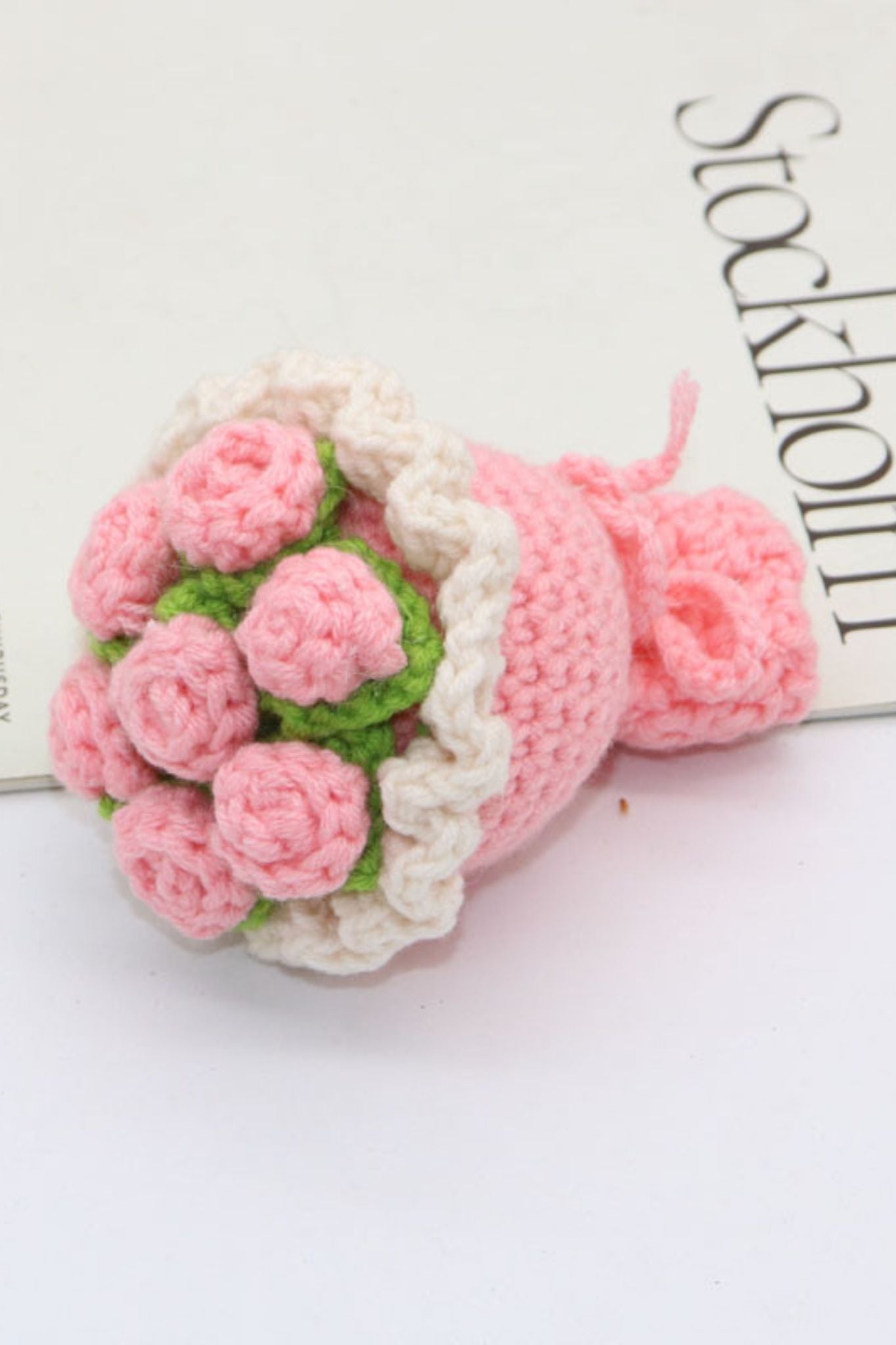 [Promotion!]Finished Product Handmade Crochet Bouquet Charms - Keychain & Decor Collection