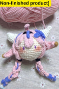[Finished Product] Custom Genshin Impact Varissa Fan Art - Handmade Crochet Keychain Charm
