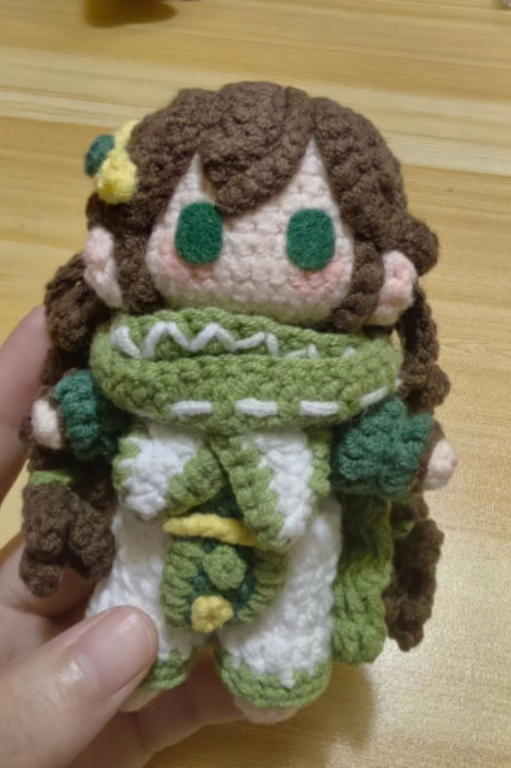 [Finished Product] Custom Honor of Kings Game Fan Art SANG QI- Handmade Crochet Keychain Charm