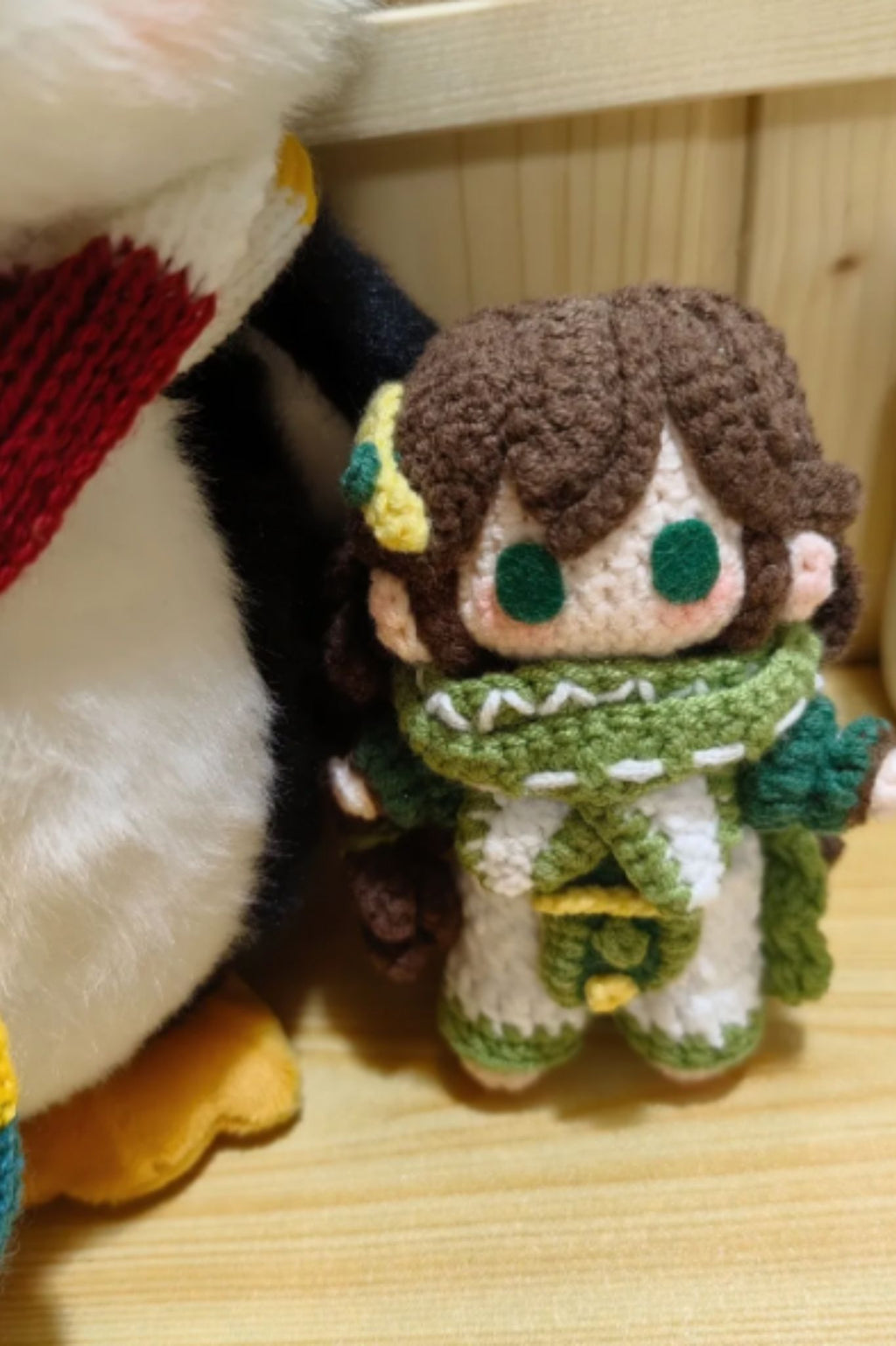 [Finished Product] Custom Honor of Kings Game Fan Art SANG QI- Handmade Crochet Keychain Charm