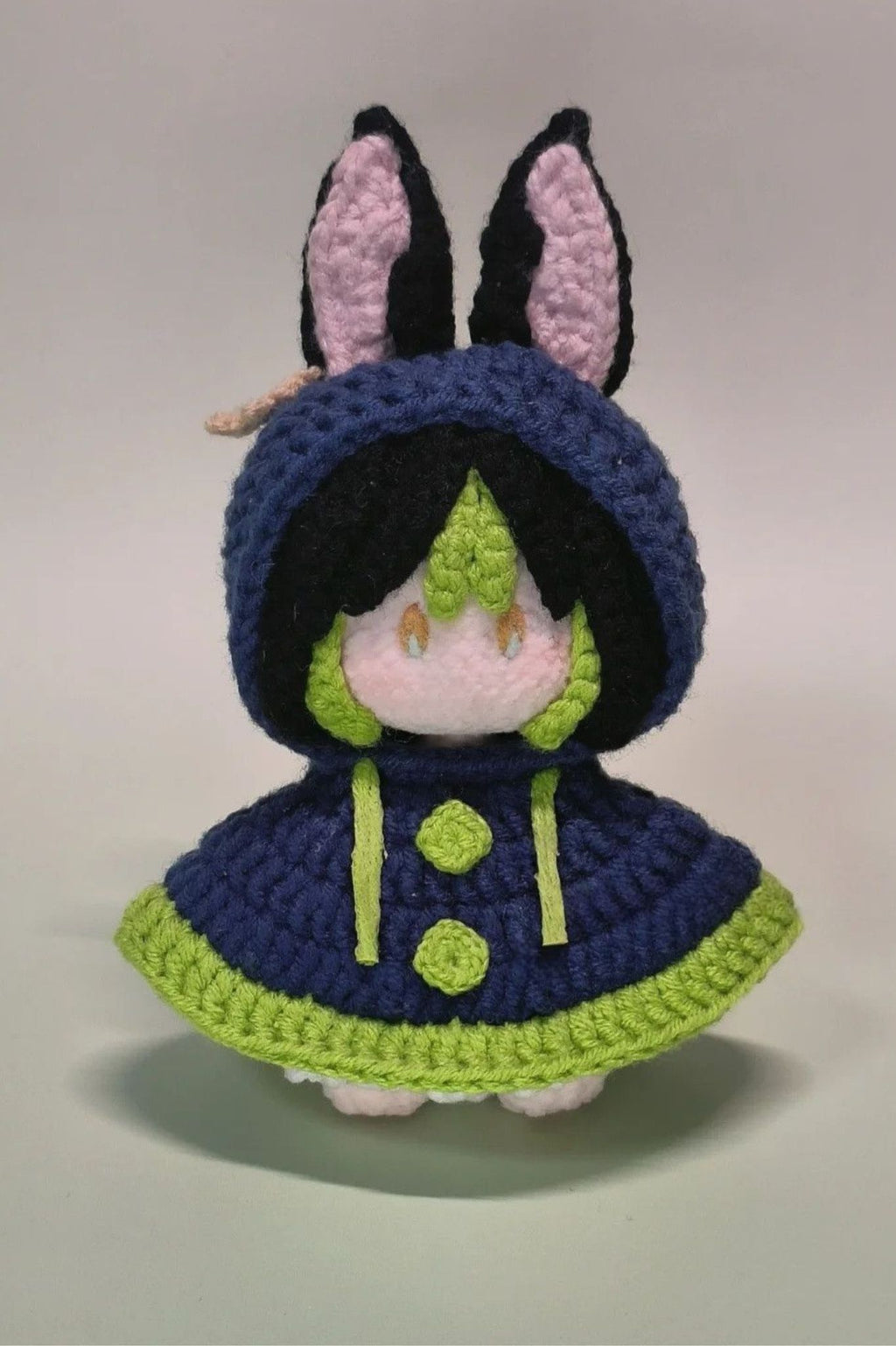 Tighnari Crochet Plush - Handmade Yarn Doll from Genshin Impact