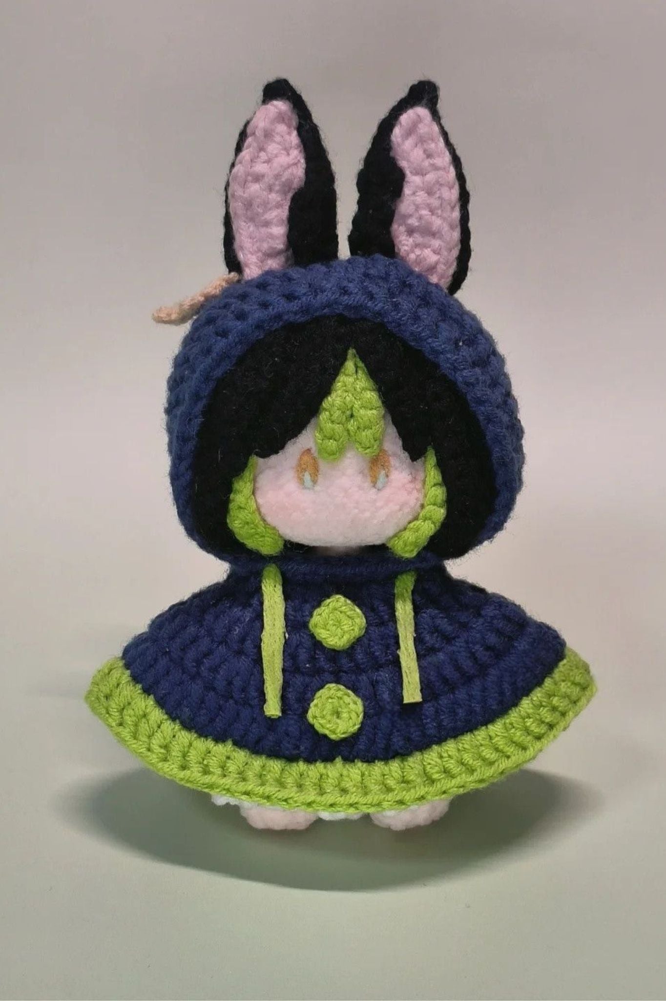 Tighnari Crochet Plush - Handmade Yarn Doll from Genshin Impact
