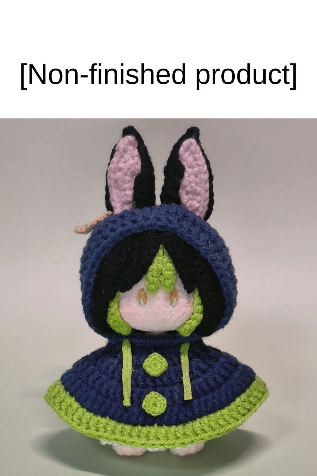 Tighnari Crochet Plush - Handmade Yarn Doll from Genshin Impact