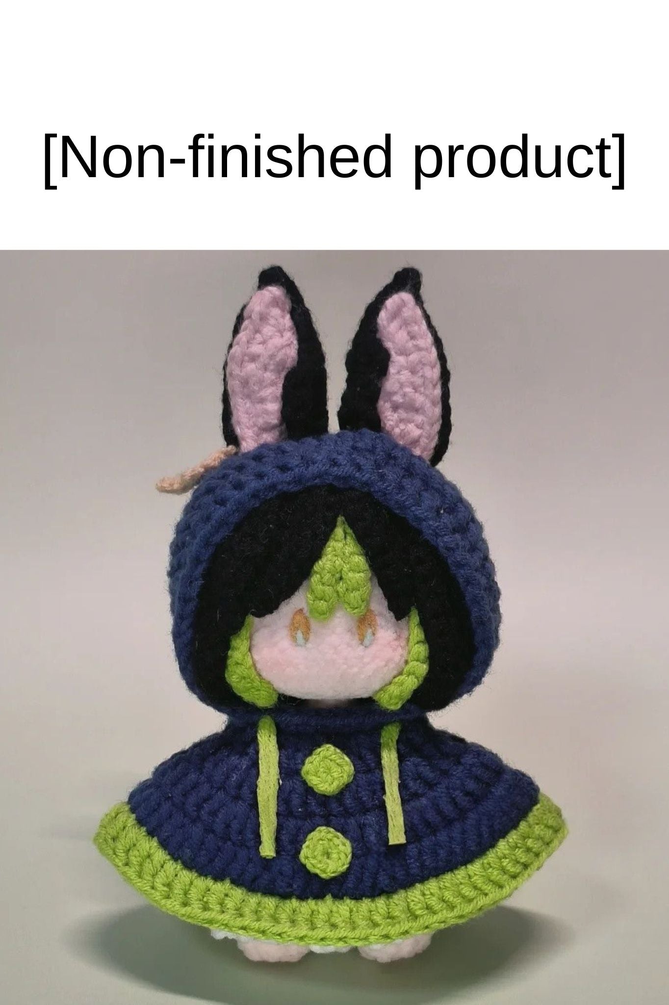 Tighnari Crochet Plush - Handmade Yarn Doll from Genshin Impact
