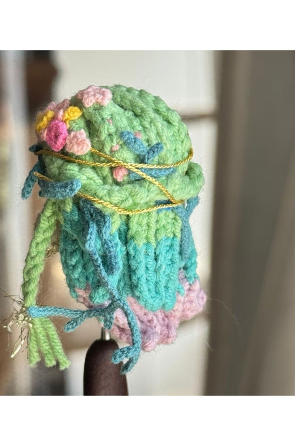 Finished Product Custom Honor of Kings Game Fan Art Diao Chan- Handmade Crochet Keychain Charm