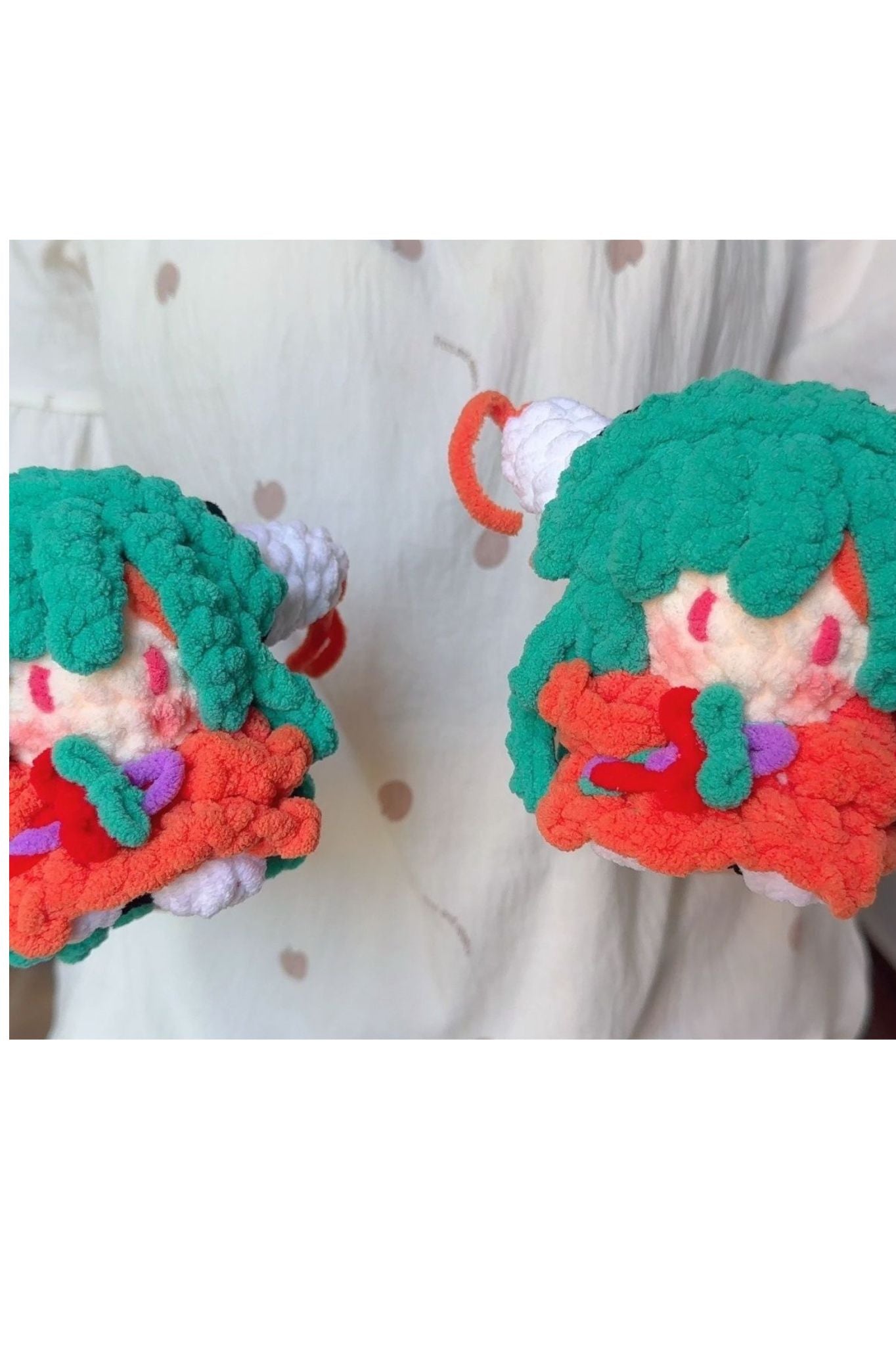 Finished Product Custom Honor of Kings Game Fan Art SHAO SIYUAN- Handmade Crochet Keychain Charm