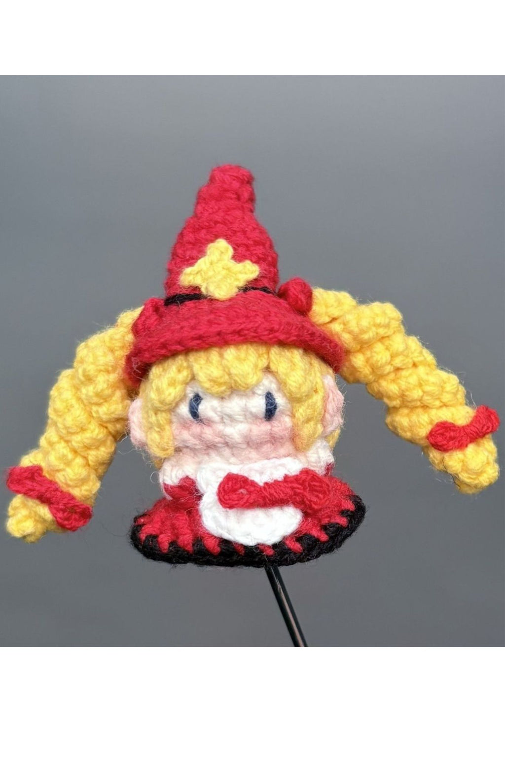 Finished Product Custom Honor of Kings Game Fan Art AN QI LA- Handmade Crochet Keychain Charm