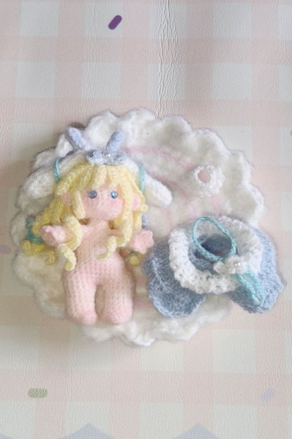 [Finished Product] Custom Yao Game Fan Art - Handmade Crochet Keychain Charm