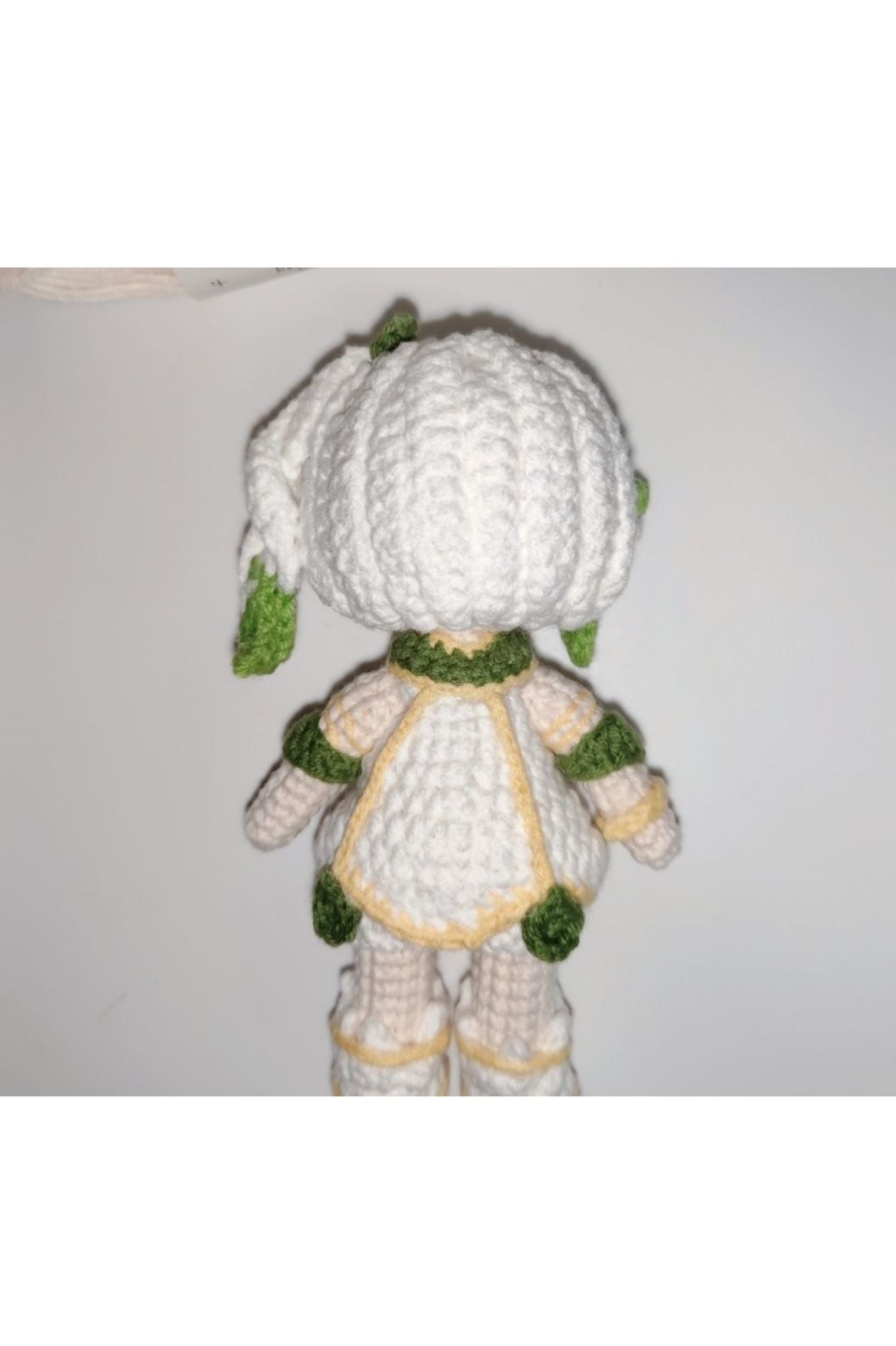 [Finished Product] Custom Nahida the Genshin Game Fan Art - Handmade Crochet Keychain Charm