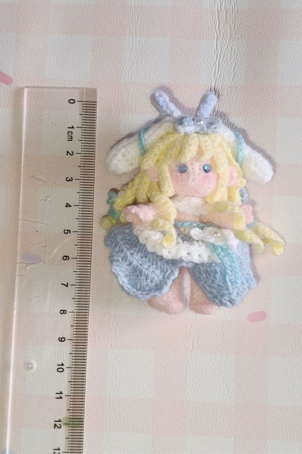 [Finished Product] Custom Yao Game Fan Art - Handmade Crochet Keychain Charm