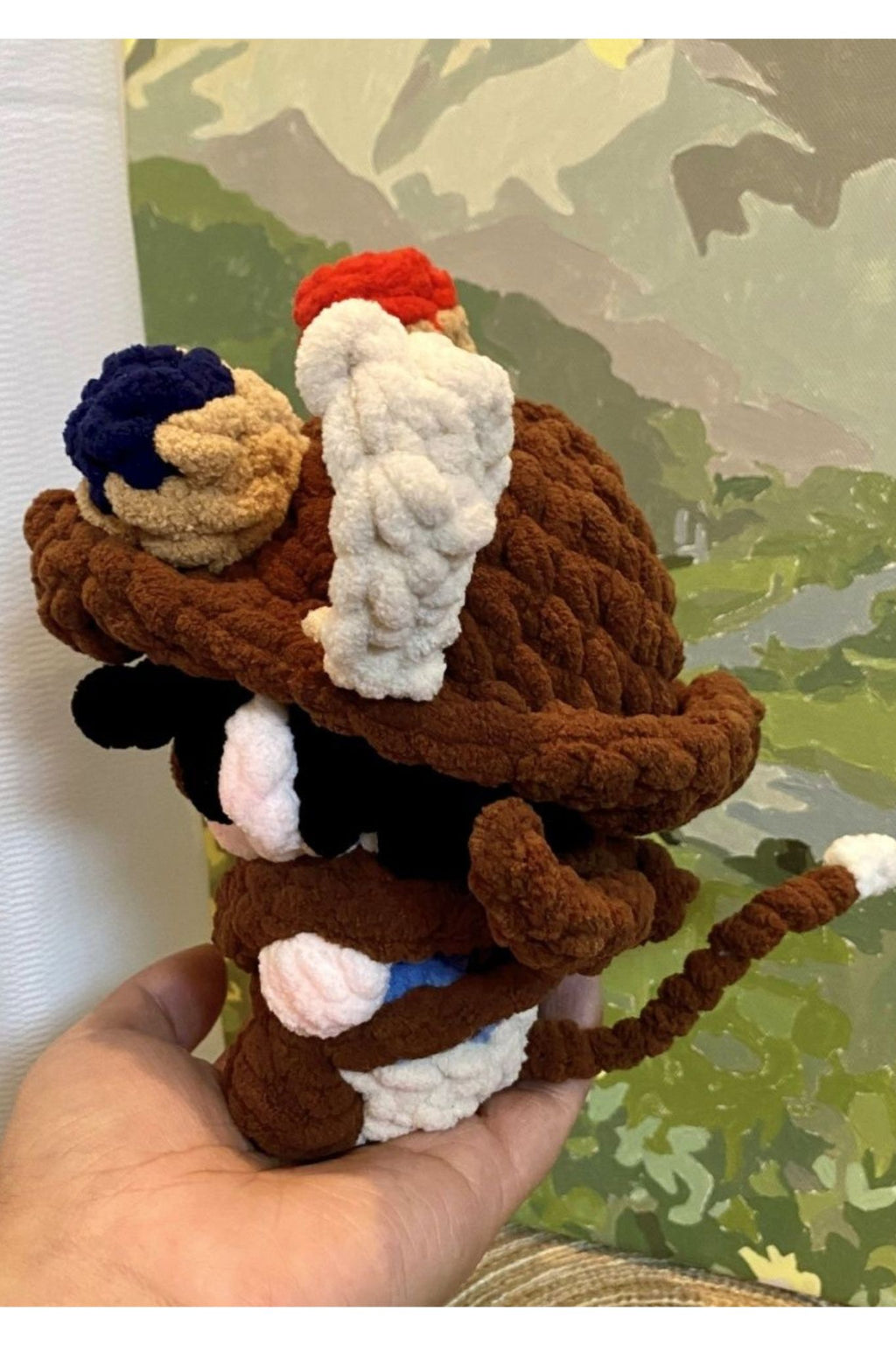 Finished Product Custom Identity V Norton Campbell（Prospector） Game Fan Art - Handmade Crochet Keychain Charm