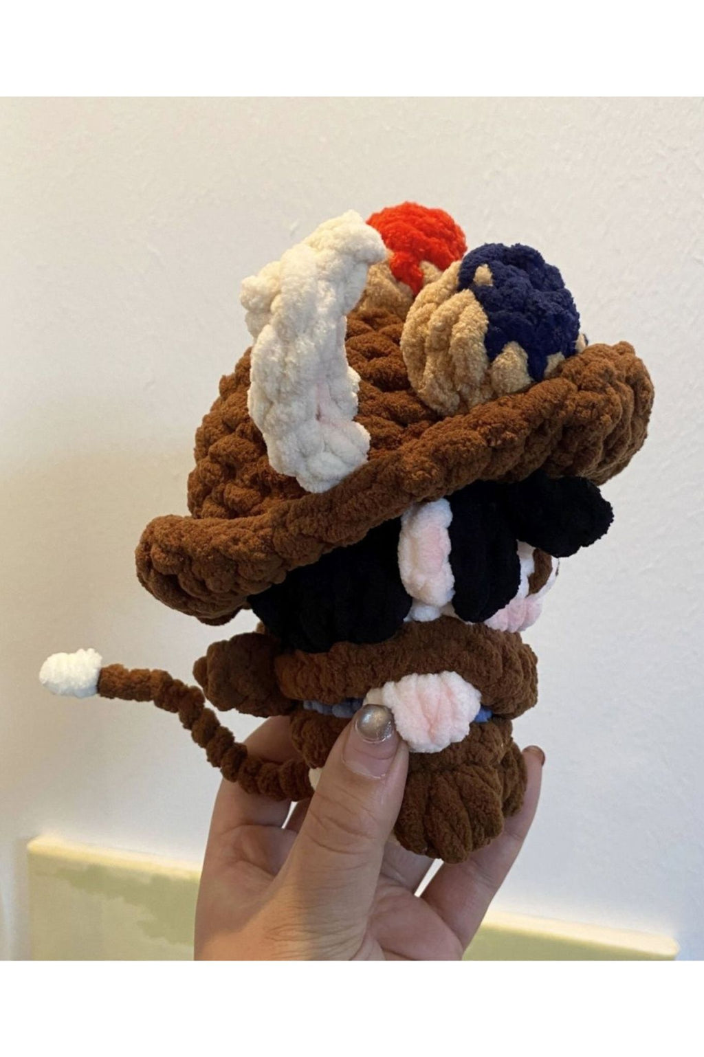 Finished Product Custom Identity V Norton Campbell（Prospector） Game Fan Art - Handmade Crochet Keychain Charm