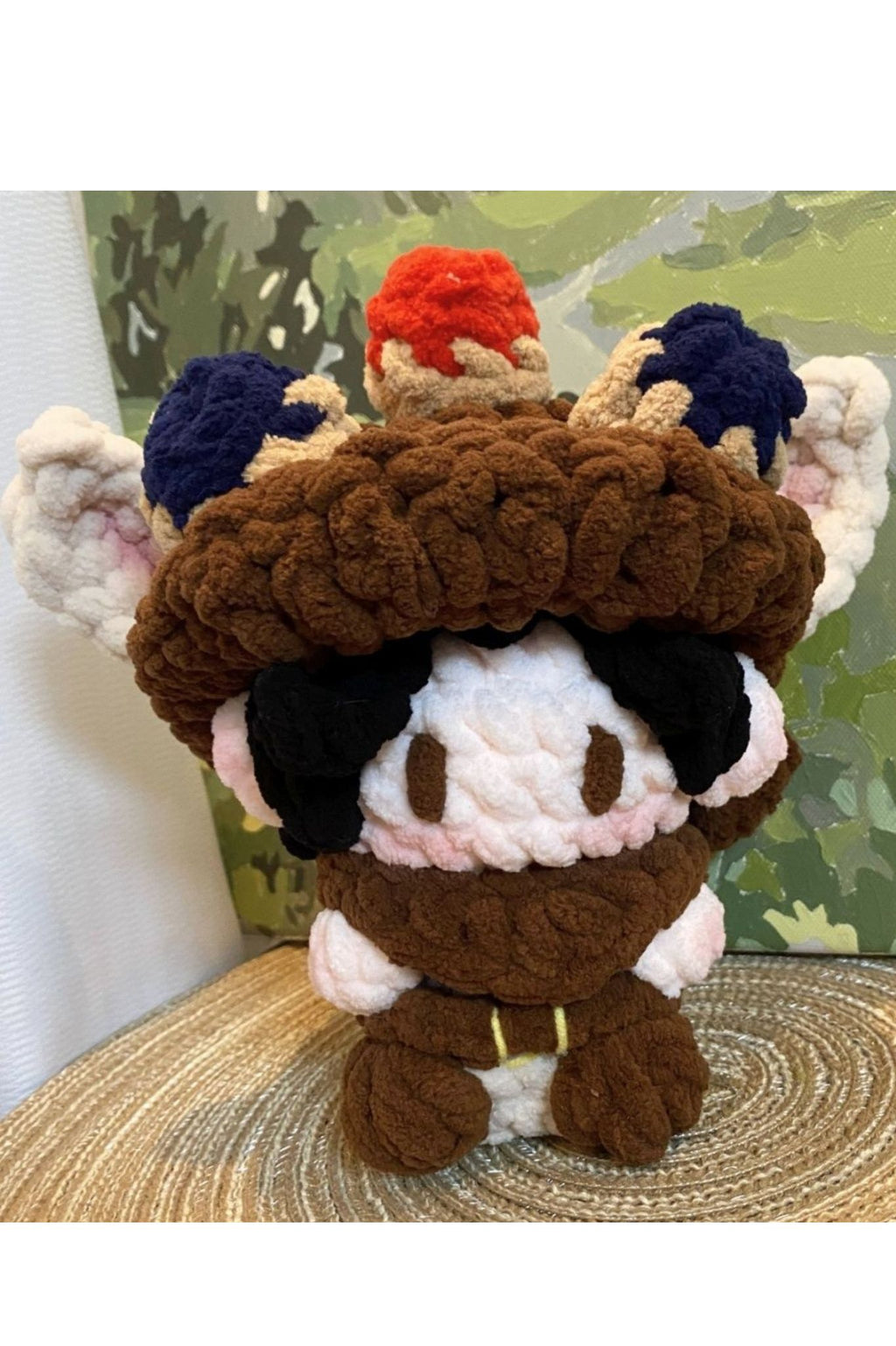 Finished Product Custom Identity V Norton Campbell（Prospector） Game Fan Art - Handmade Crochet Keychain Charm