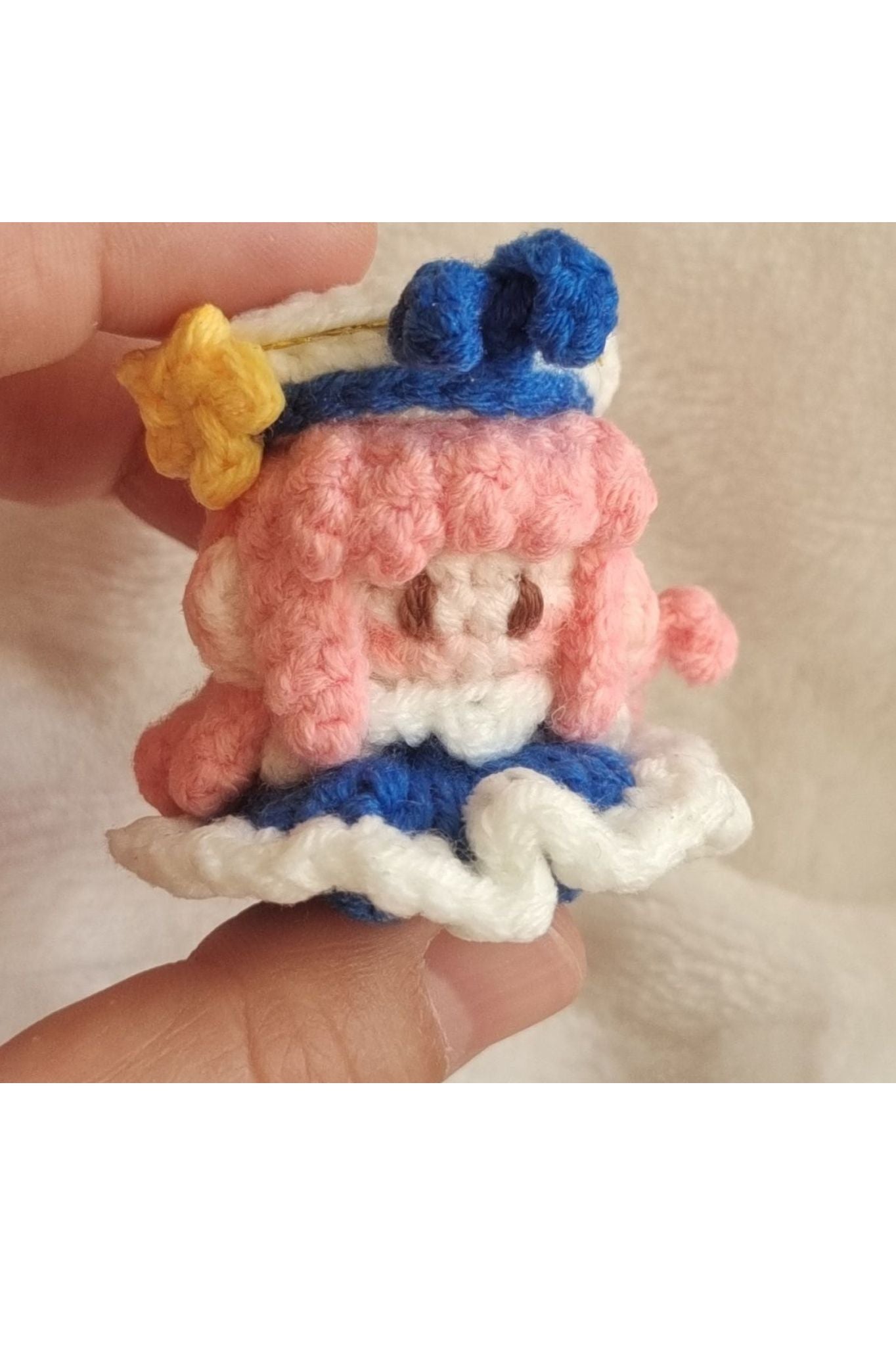 Finished Product Custom Infinity Nikki Game Fan Art-Handmade Crochet Keychain Charm