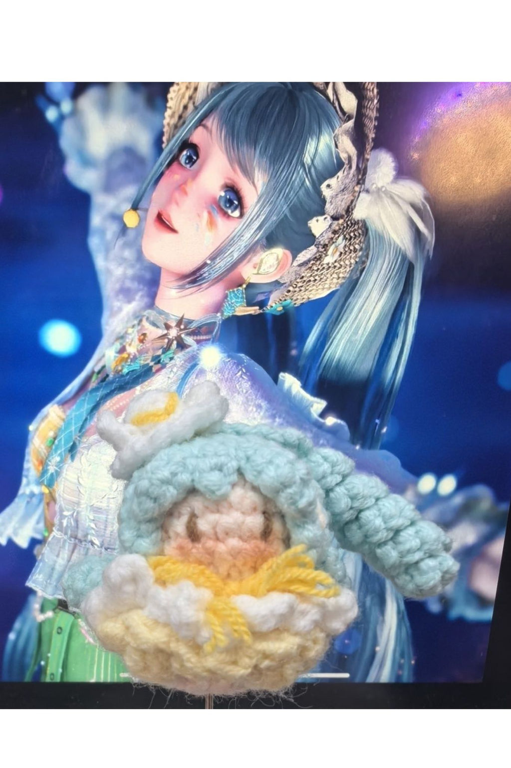 Finished Product Custom Infinity Nikki Game Fan Art-Handmade Crochet Keychain Charm