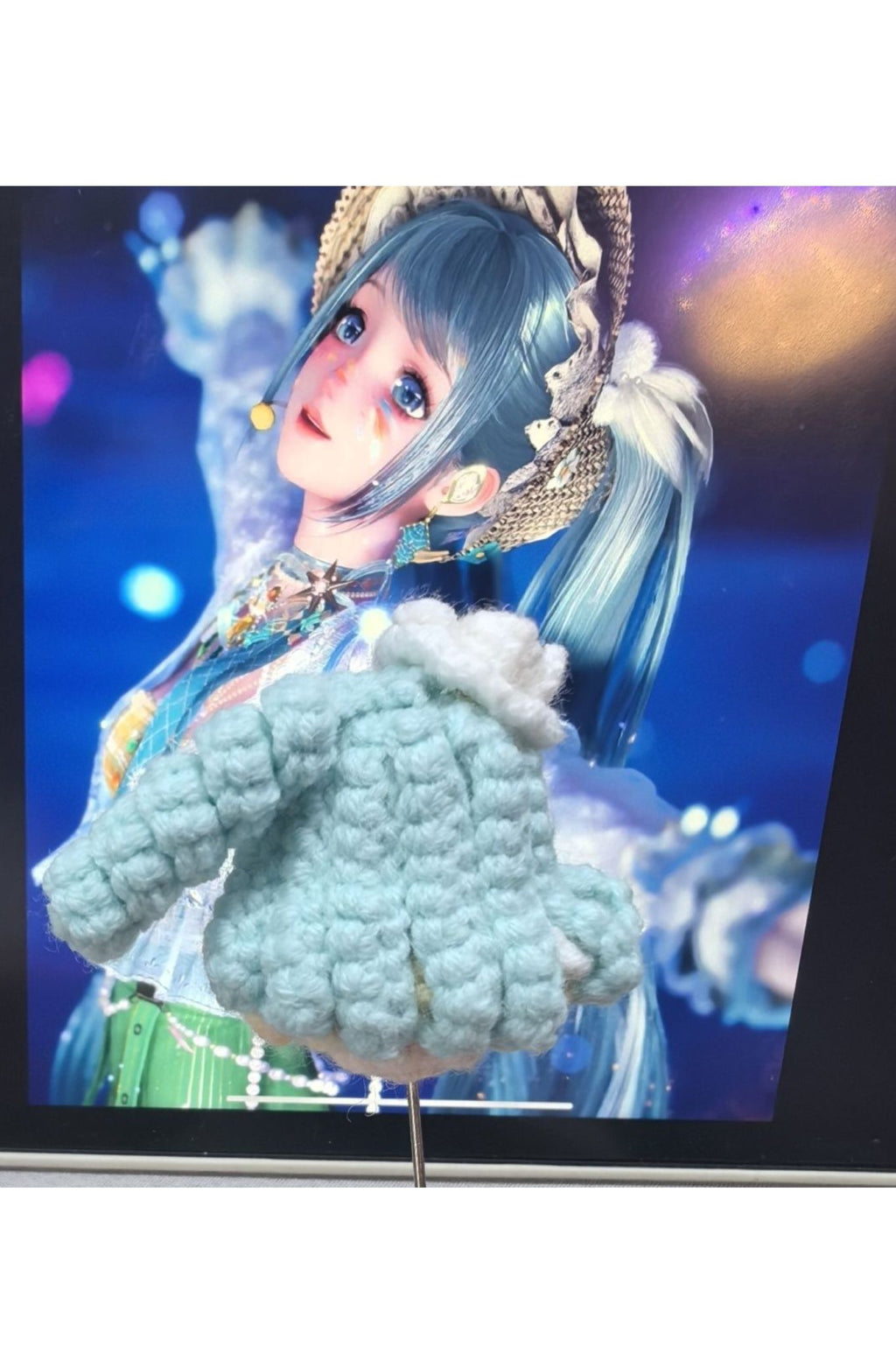 Finished Product Custom Infinity Nikki Game Fan Art-Handmade Crochet Keychain Charm