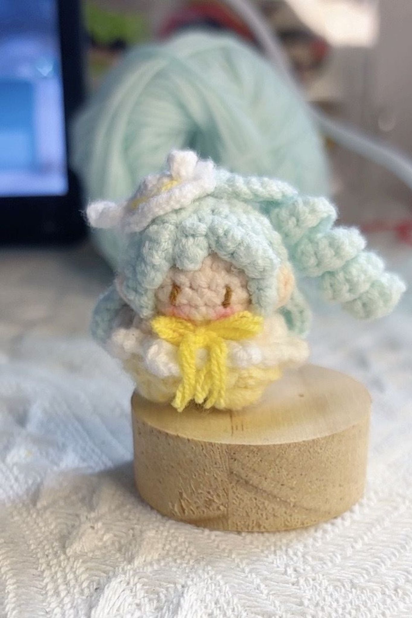 Finished Product Custom Infinity Nikki Game Fan Art-Handmade Crochet Keychain Charm