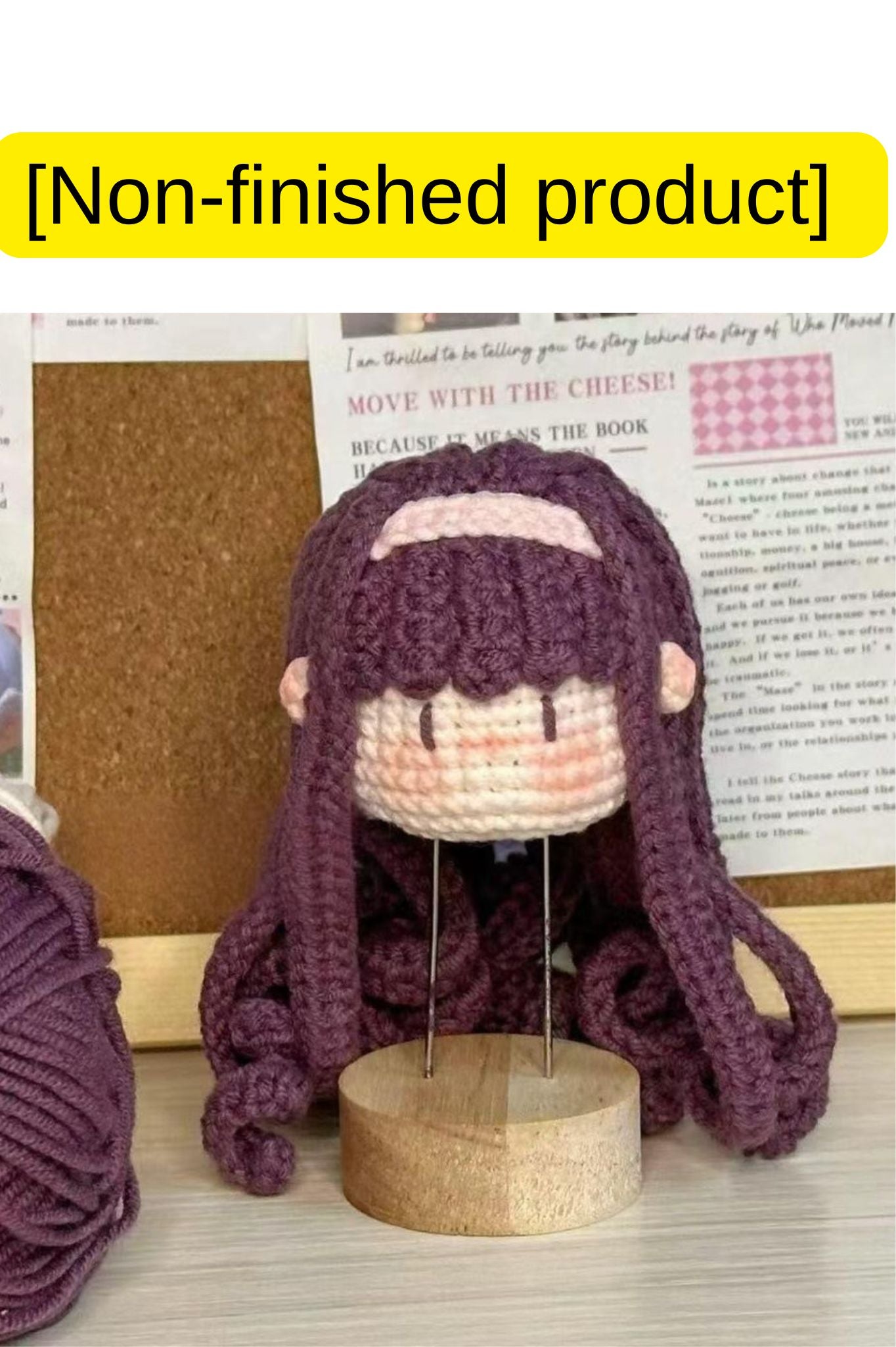 Finished Product Custom Cardcaptor Sakura Doll Fan Art - Handmade Crochet Keychain Charm