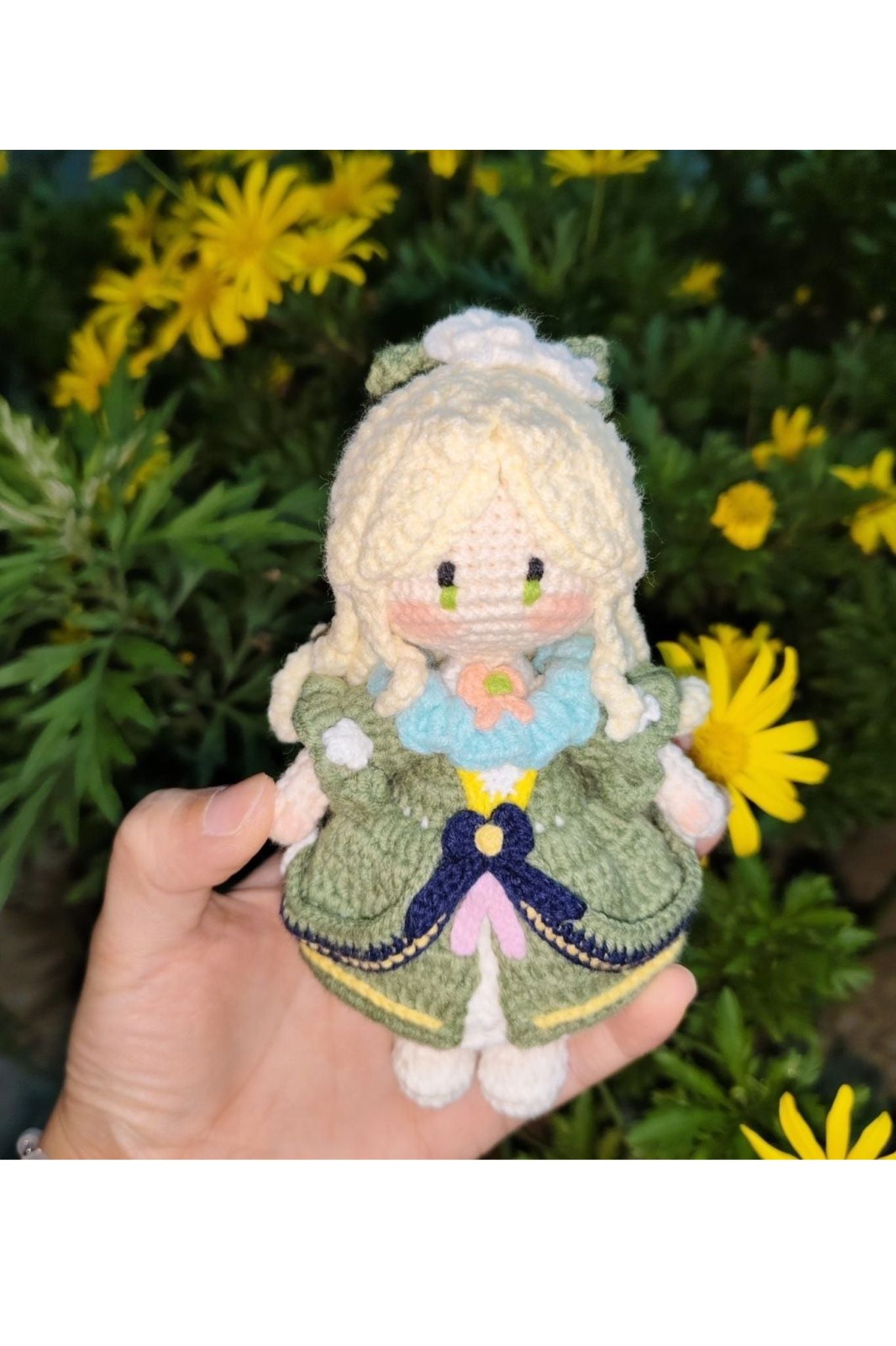 [Finished Product] Custom Honor of Kings Game Fan Art XI SHI- Handmade Crochet Keychain Charm