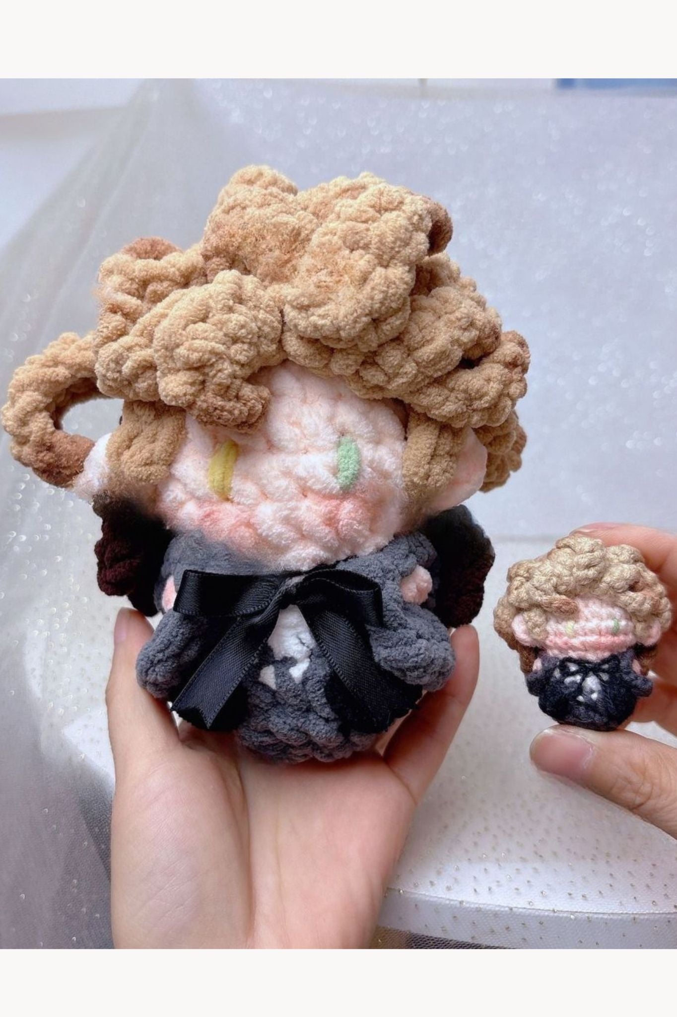 Finished Product Custom Identity V Marcus Thorne（Cueist） Game Fan Art - Handmade Crochet Keychain Charm