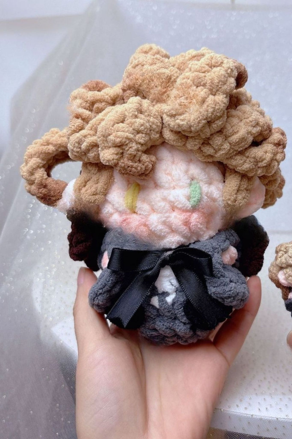 Finished Product Custom Identity V Marcus Thorne（Cueist） Game Fan Art - Handmade Crochet Keychain Charm