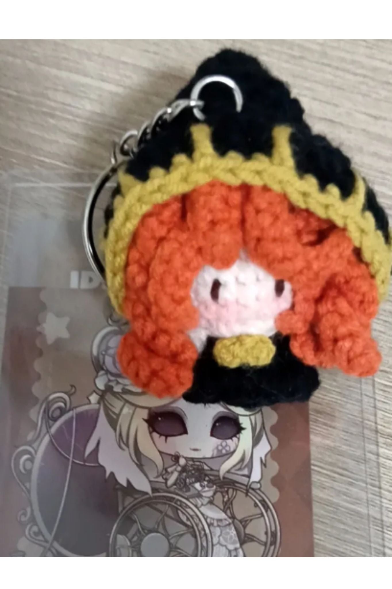 Finished Product Custom Identity V Galatea Claude（Sculptor） Game Fan Art - Handmade Crochet Keychain Charm