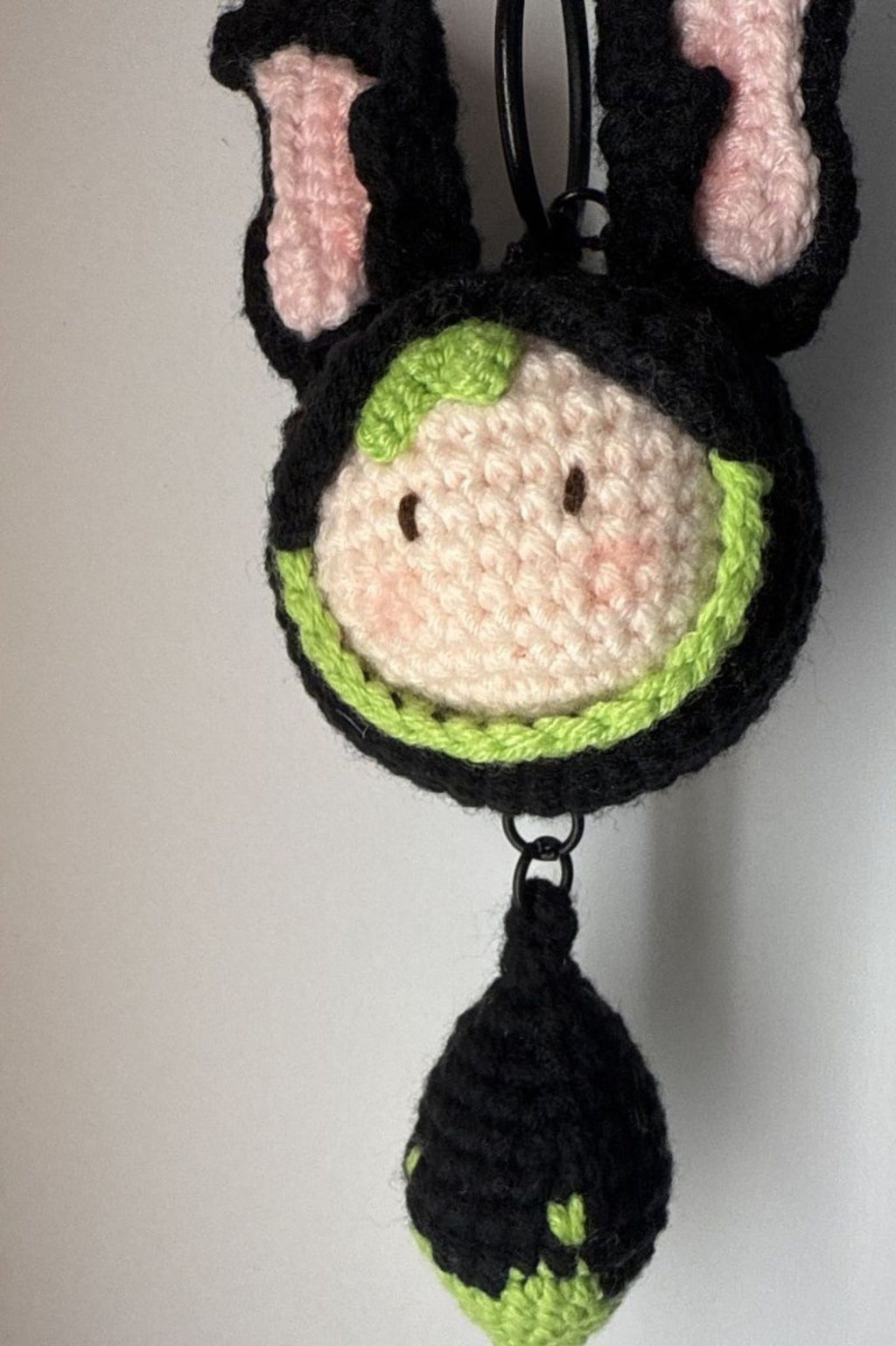 [Finished Product] Custom the Genshin Game Tighnari Fan Art - Handmade Crochet Keychain Charm