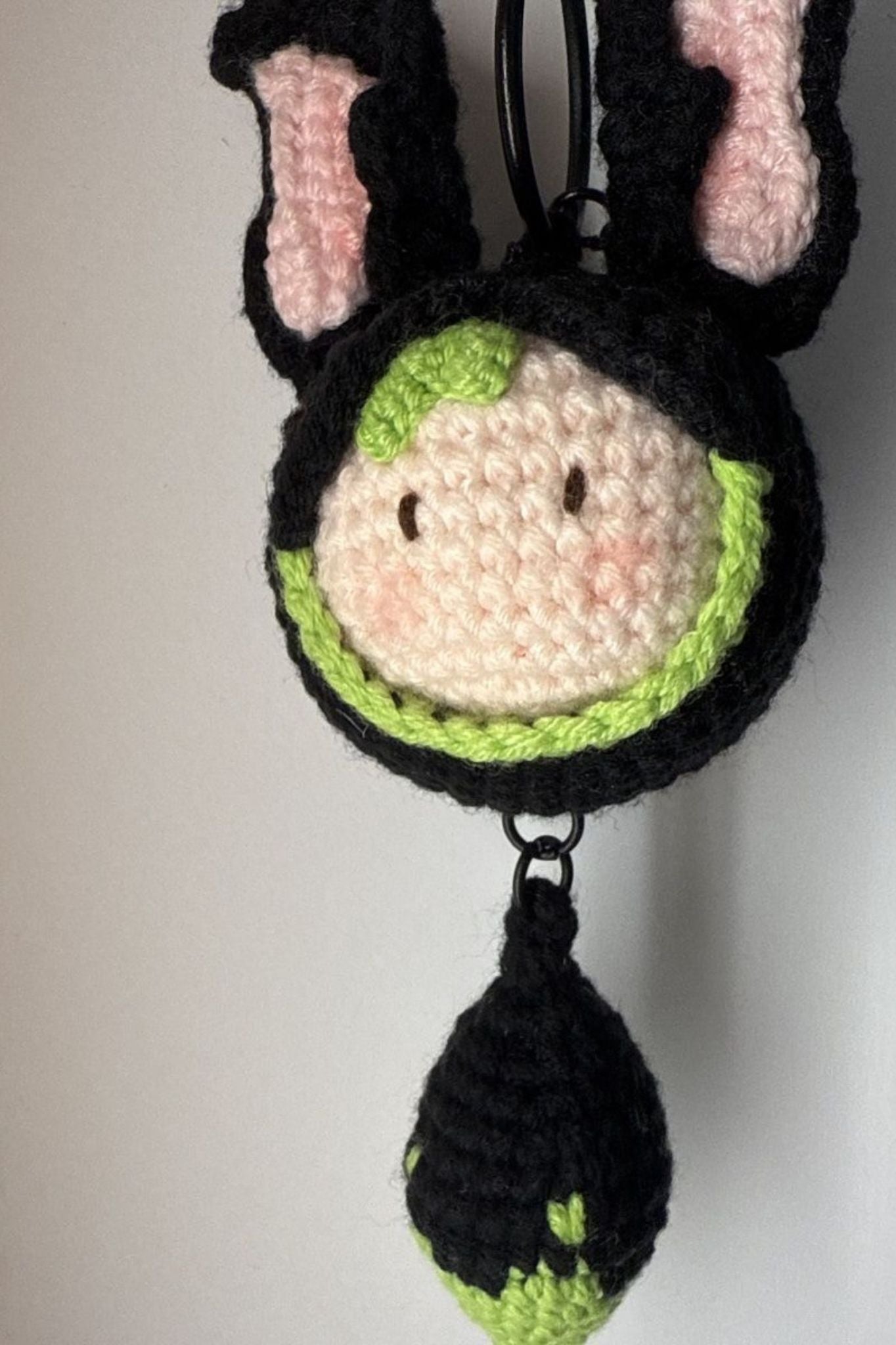 [Finished Product] Custom the Genshin Game Tighnari Fan Art - Handmade Crochet Keychain Charm