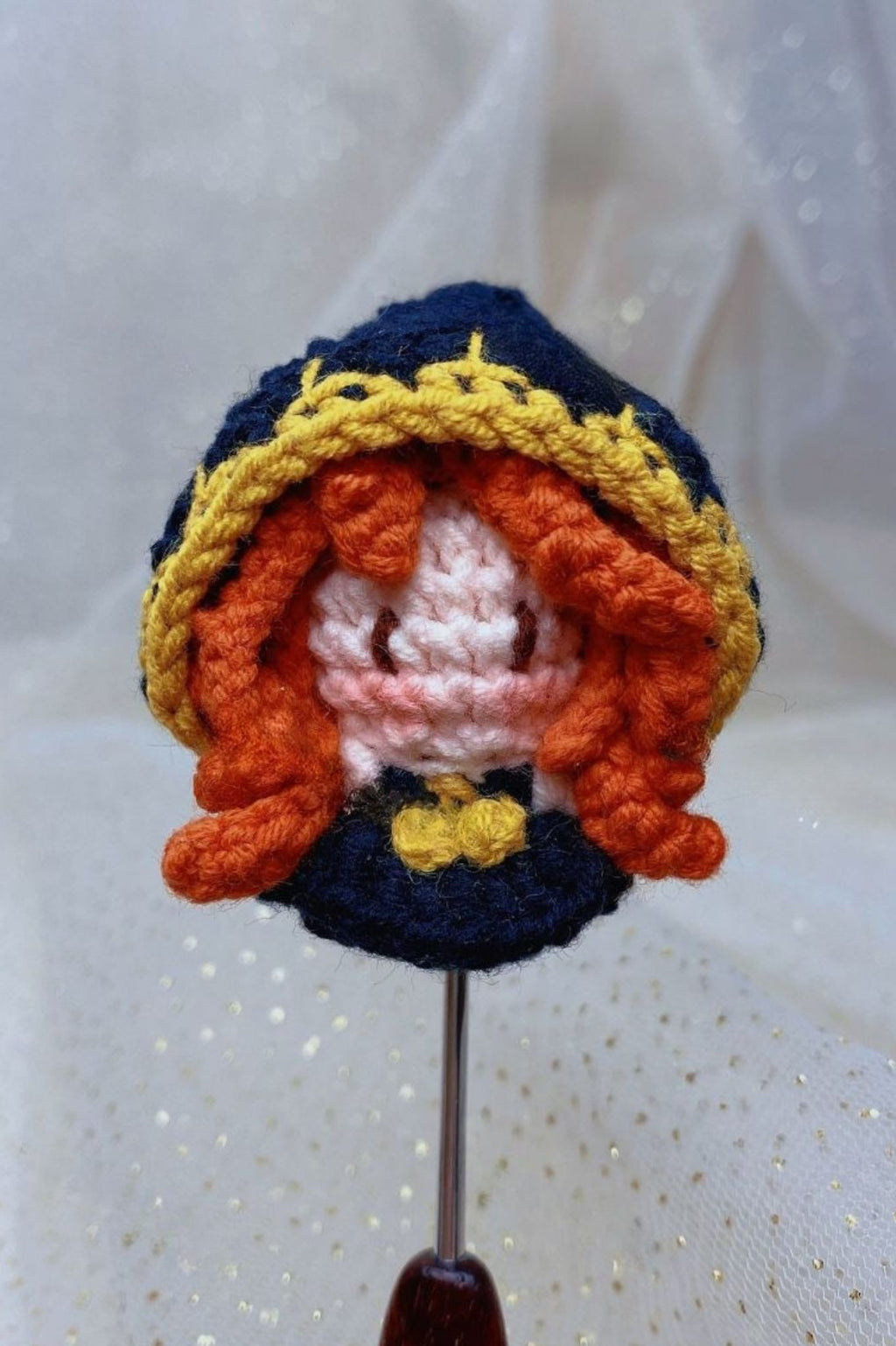 Finished Product Custom Identity V Galatea Claude（Sculptor） Game Fan Art - Handmade Crochet Keychain Charm