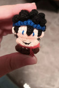 Finished Product Custom Identity V Ganji Gupta（Batter） Game Fan Art - Handmade Crochet Keychain Charm