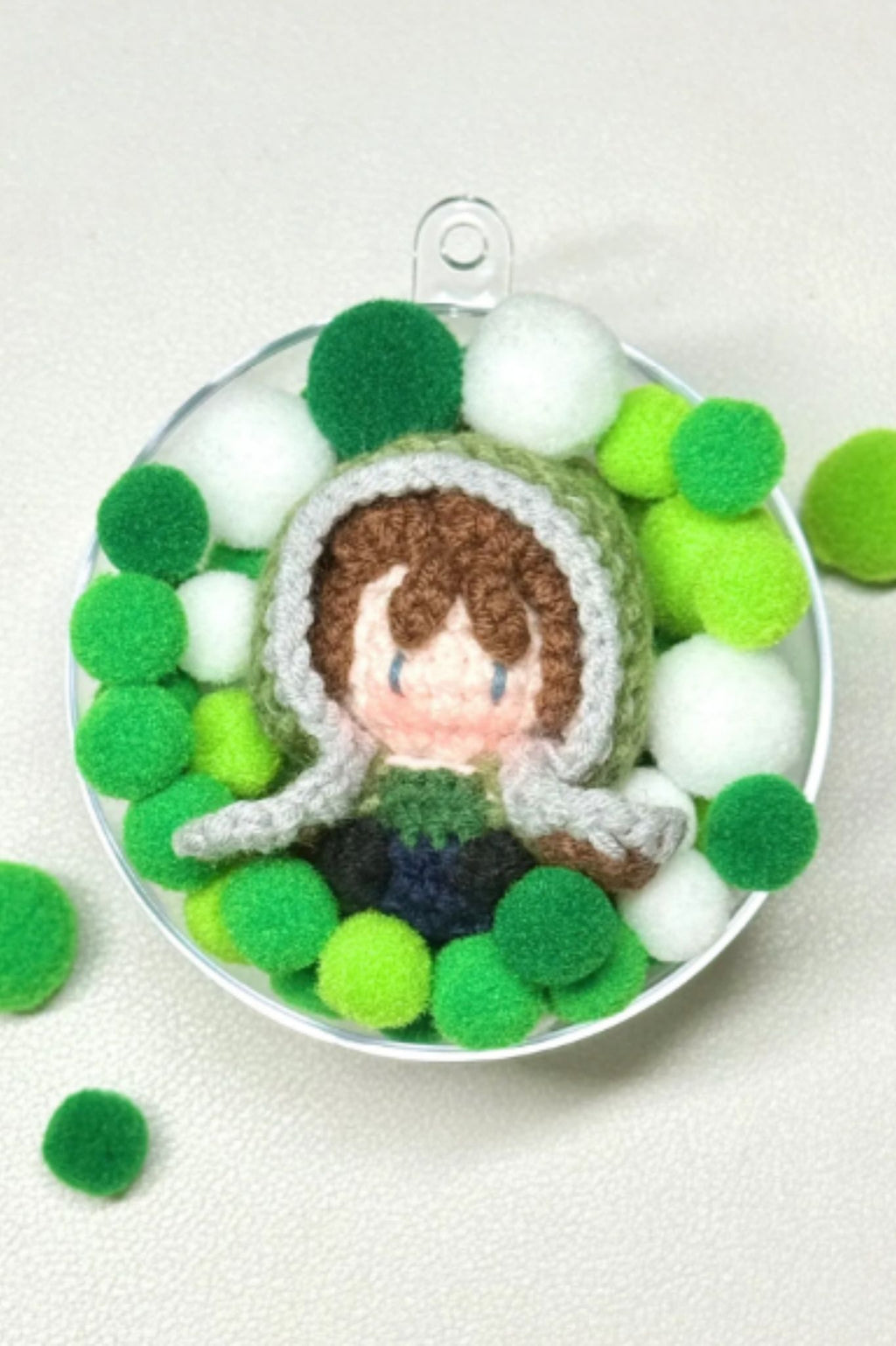 Finished Product Custom Identity V Naib Subedar（Mercenary） Game Fan Art - Handmade Crochet Keychain Charm