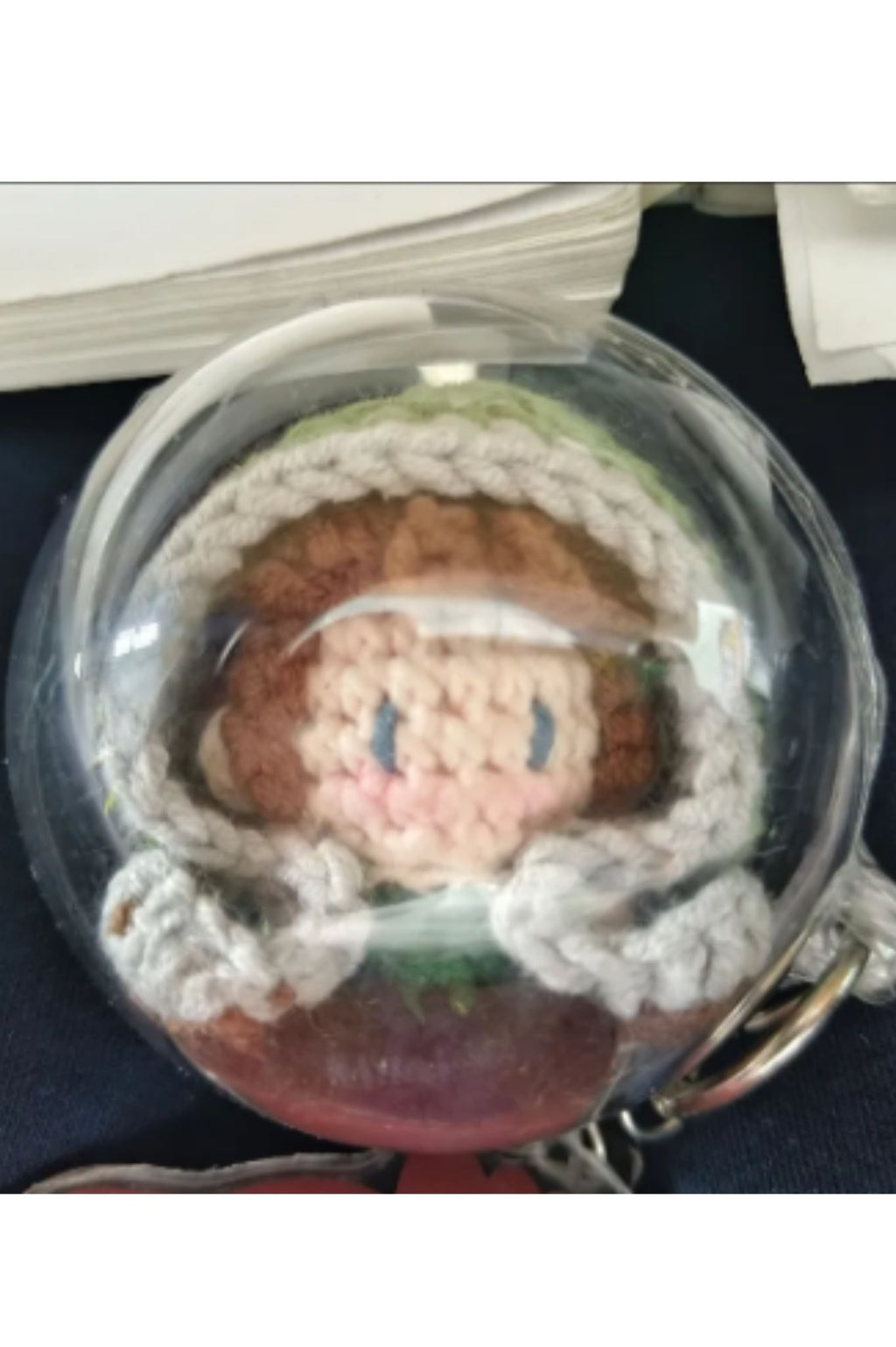 Finished Product Custom Identity V Naib Subedar（Mercenary） Game Fan Art - Handmade Crochet Keychain Charm