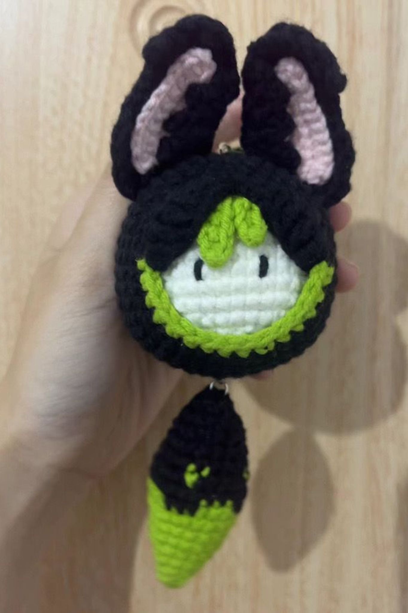[Finished Product] Custom the Genshin Game Tighnari Fan Art - Handmade Crochet Keychain Charm