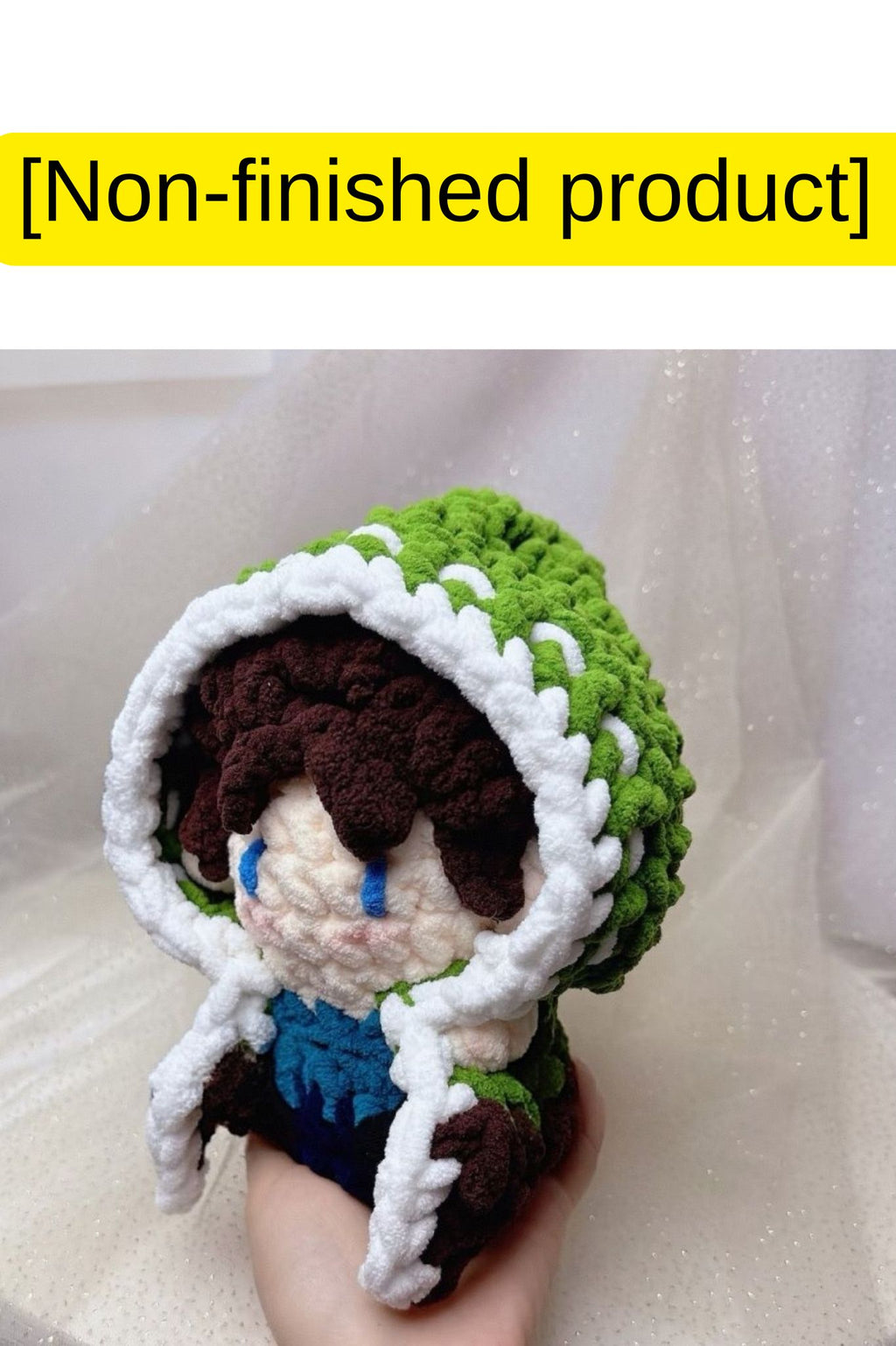 Finished Product Custom Identity V Naib Subedar（Mercenary） Game Fan Art - Handmade Crochet Keychain Charm