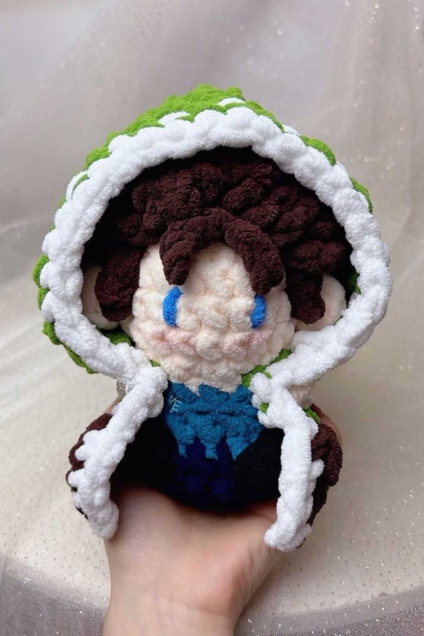 Finished Product Custom Identity V Naib Subedar（Mercenary） Game Fan Art - Handmade Crochet Keychain Charm