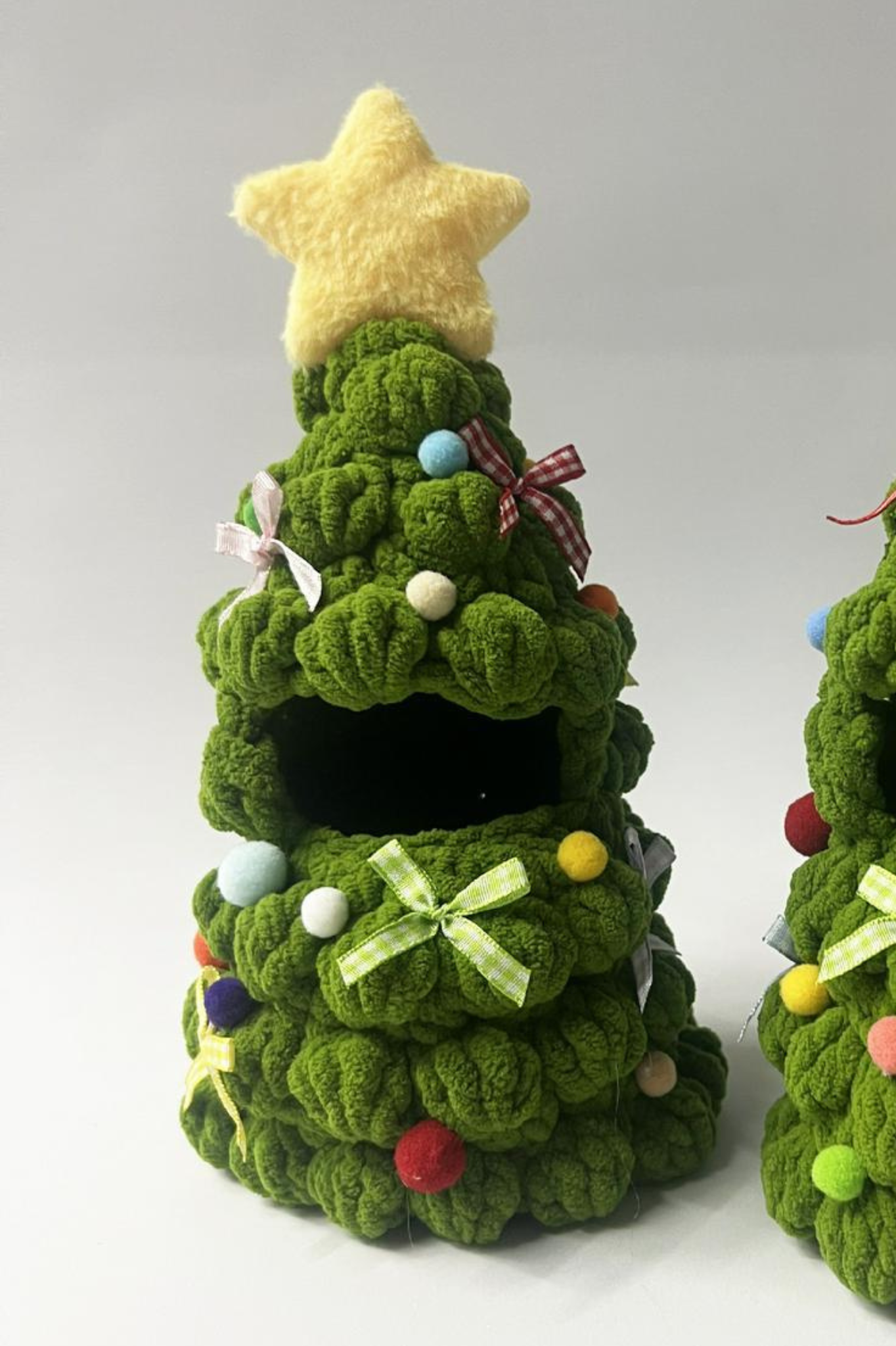 [Finished Product] Christmas Tree Labubu Doll Clothes Handmade Crochet