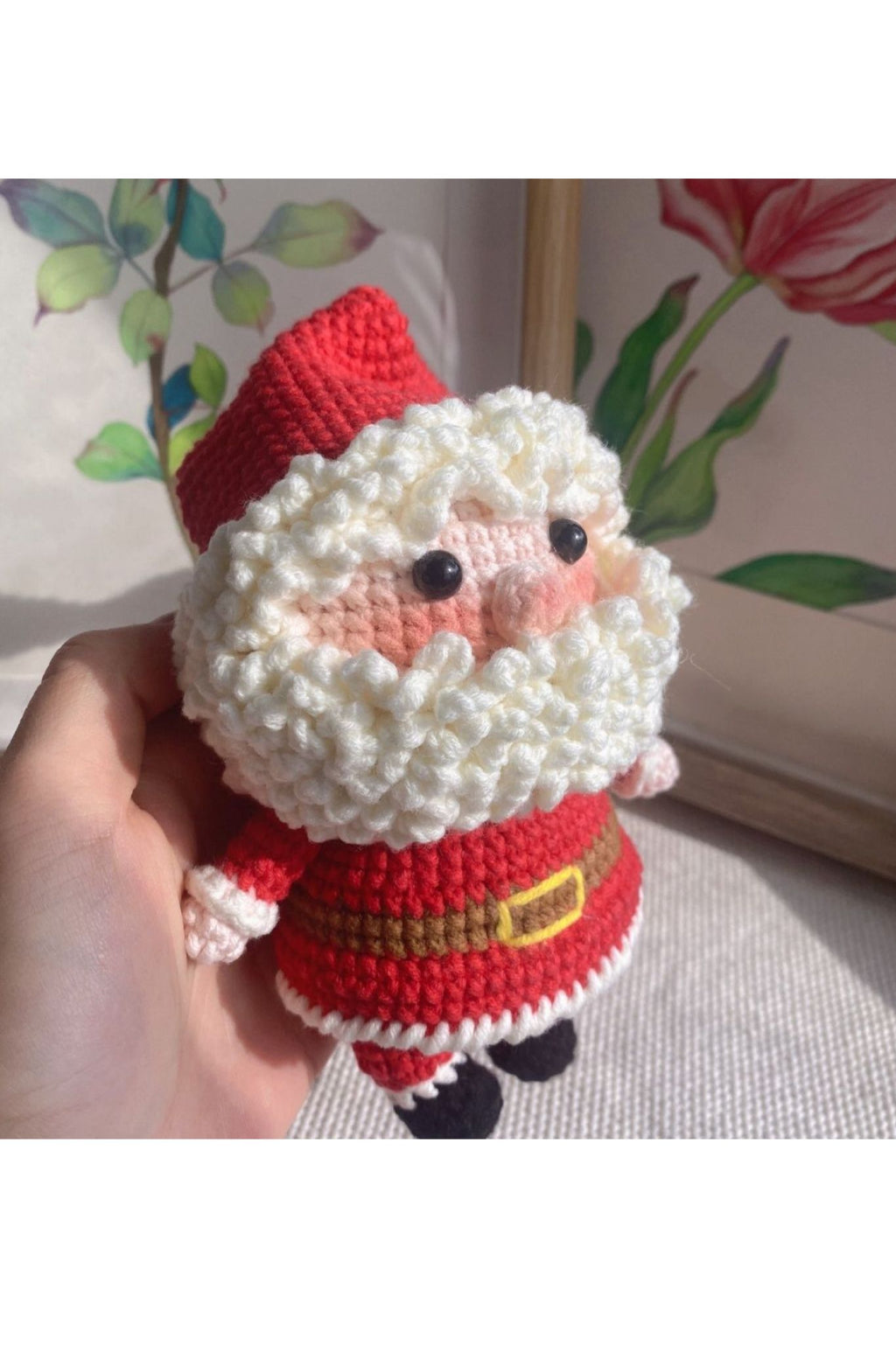 Handmade woven Santa Claus dolls - Christmas decorative dolls