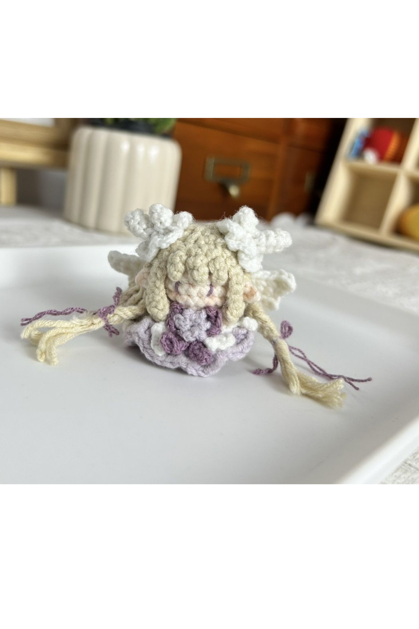 Miniature Art Toy Yao Doll from King of Glory -Handmade Crocheted