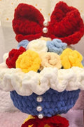 [Finished Product] Custom Snow White Inspired Crochet Bouquet - Handmade Decor & Charm Collection