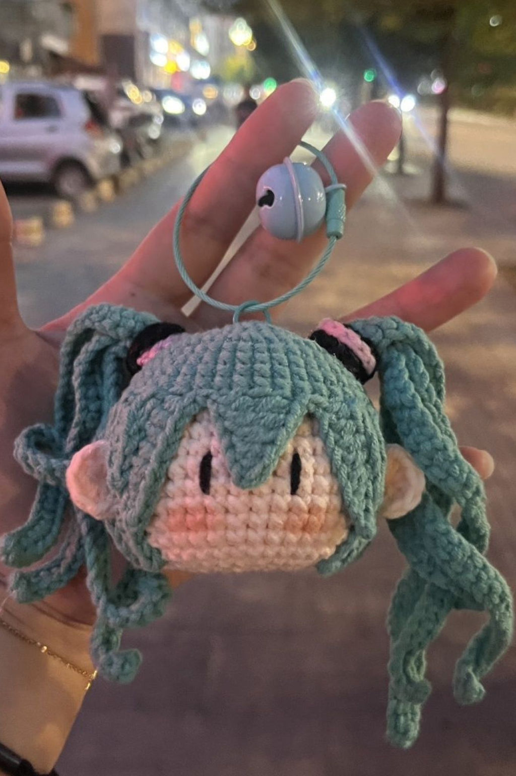 [Finished Product] Custom Hatsune Miku Fan Art - Handmade Crochet Keychain Charm Collection