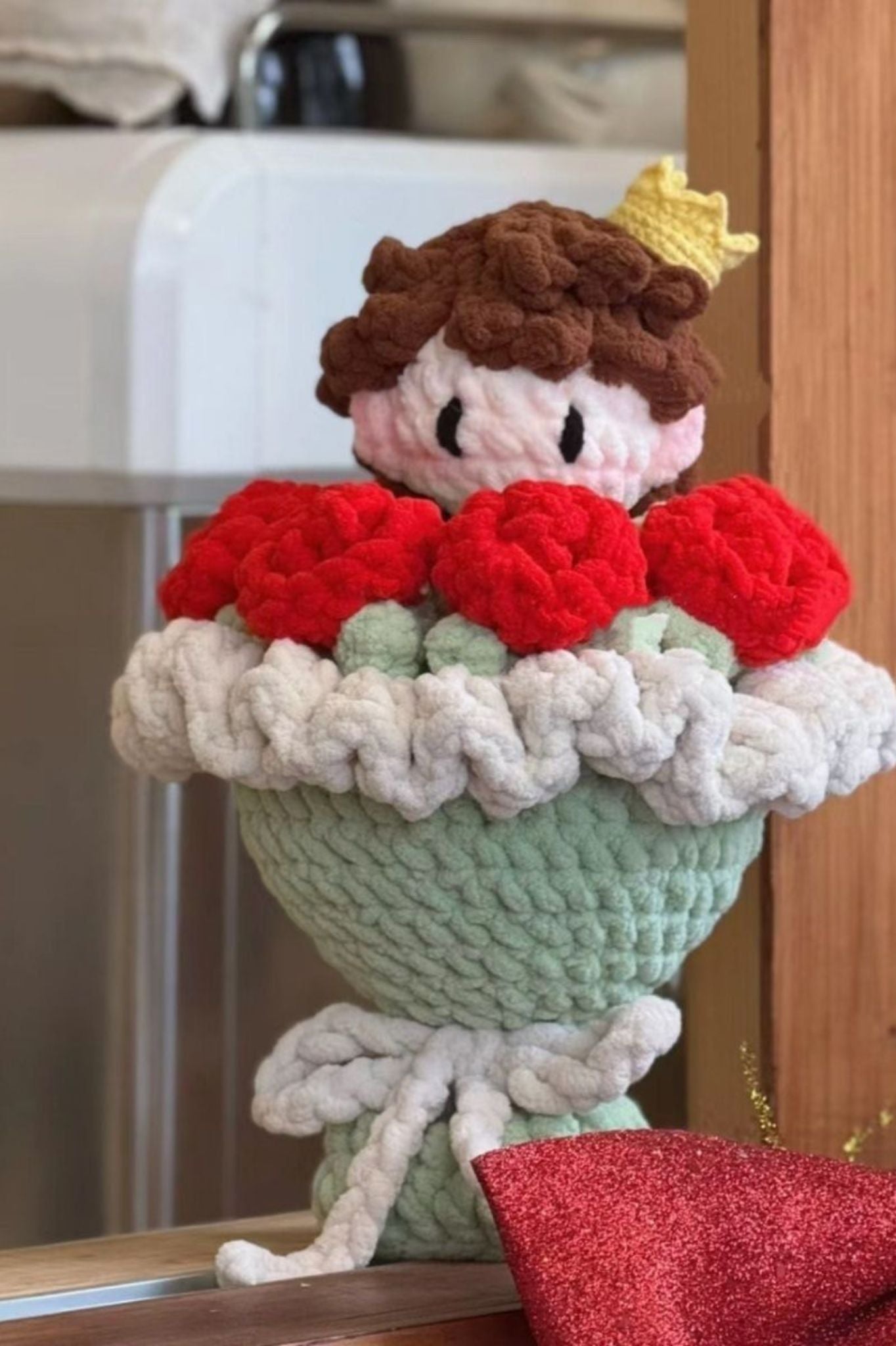 [Finished Product] Custom The Little Prince Inspired Crochet Bouquet - Handmade Decor & Charm Collection