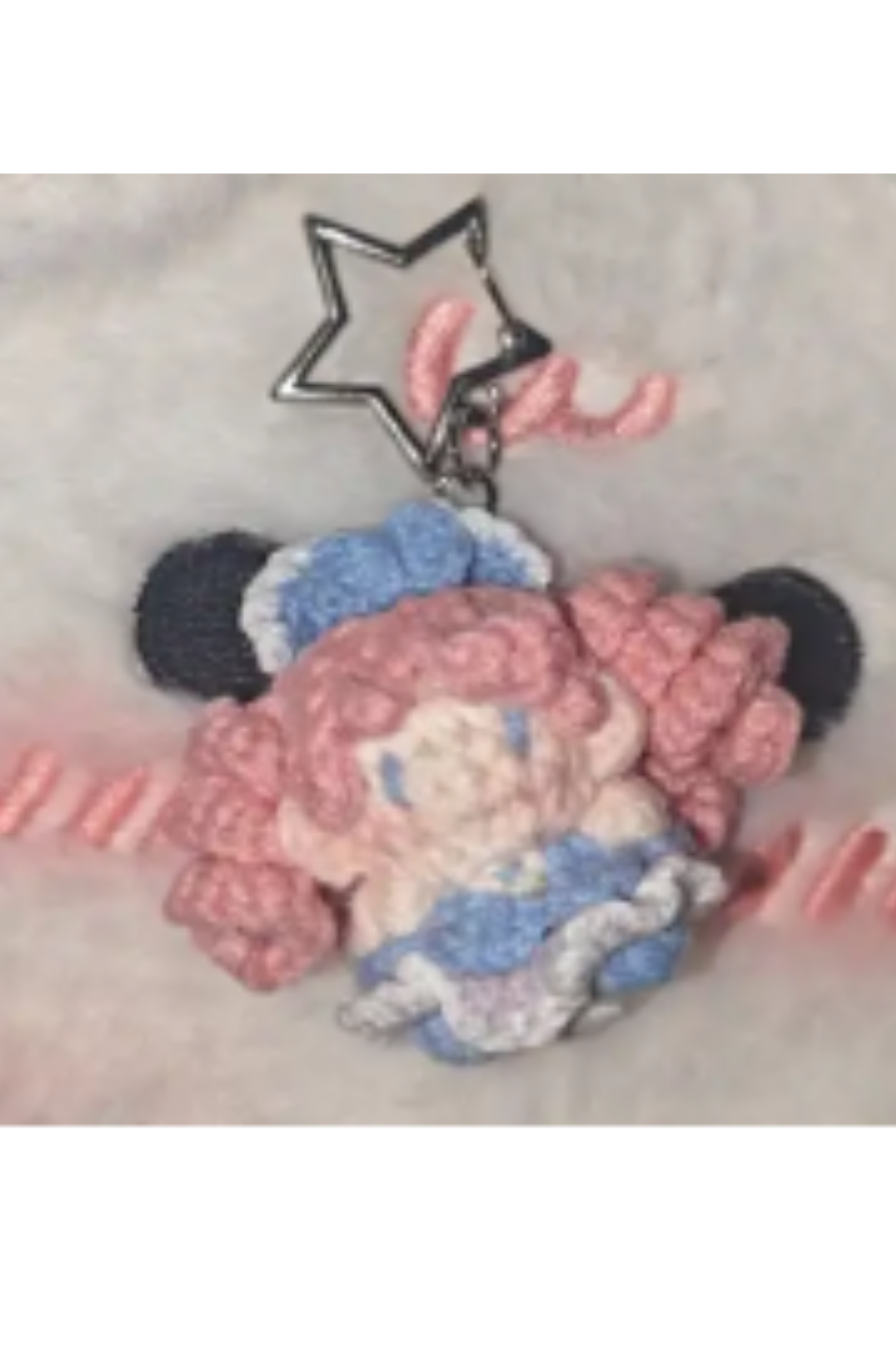Finished Product Custom Infinity Nikki Game Fan Art - Handmade Crochet Keychain Charm