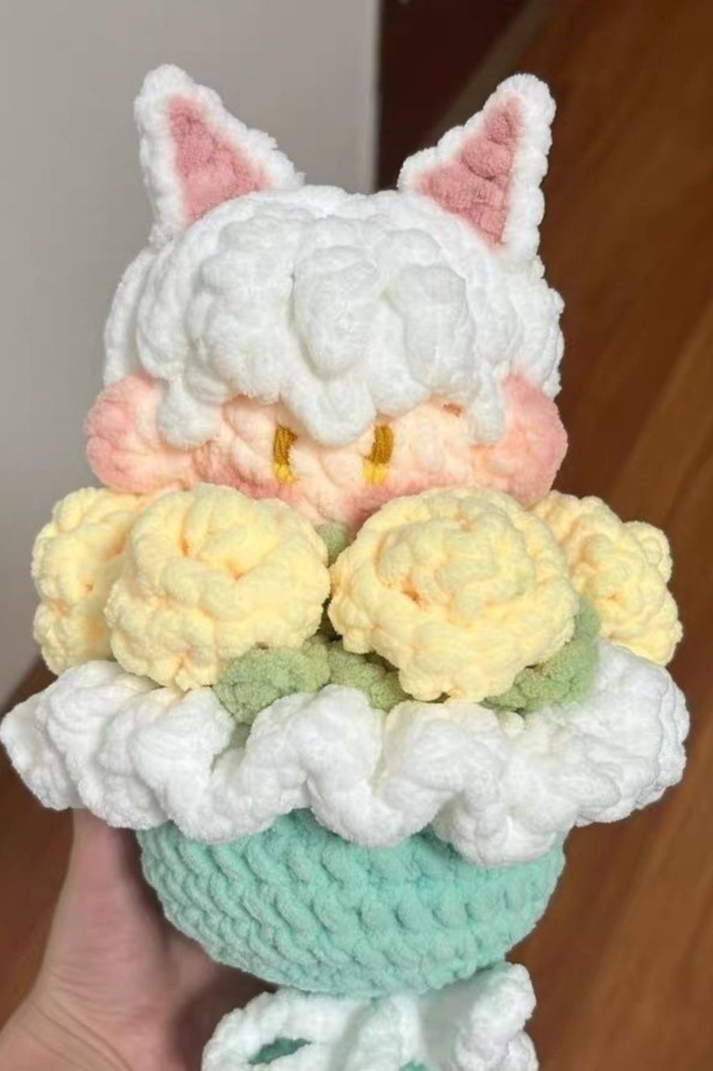 [Finished Product] Custom Light and Night Inspired Crochet Bouquet - Handmade Decor & Charm Collection