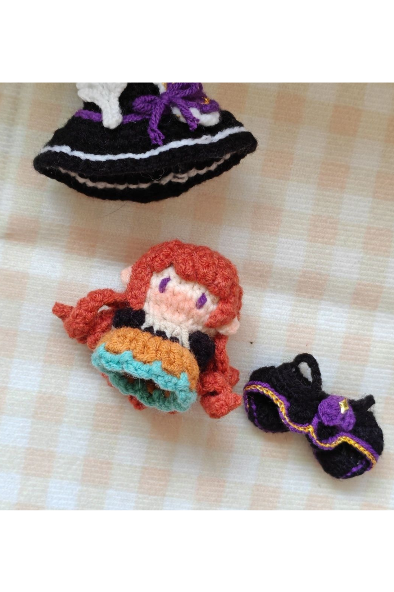 Finished Product Custom Infinity Nikki Game Fan Art-Handmade Crochet Keychain Charm