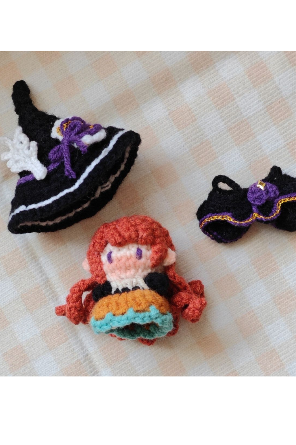 Finished Product Custom Infinity Nikki Game Fan Art-Handmade Crochet Keychain Charm