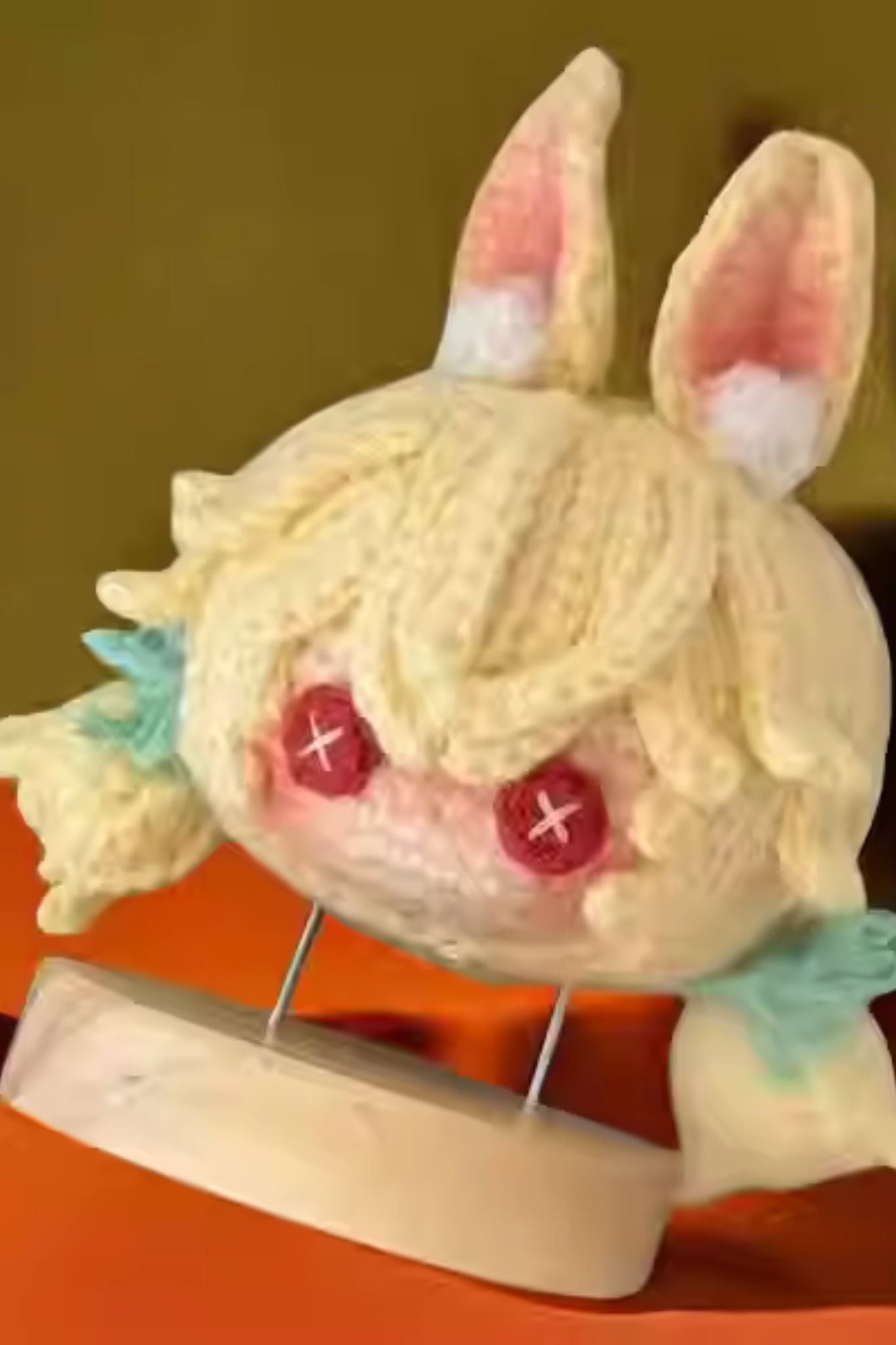 [Finished Product] Custom Identity V Journalist Xiao Yu Game Fan Art - Handmade Crochet Keychain Charm