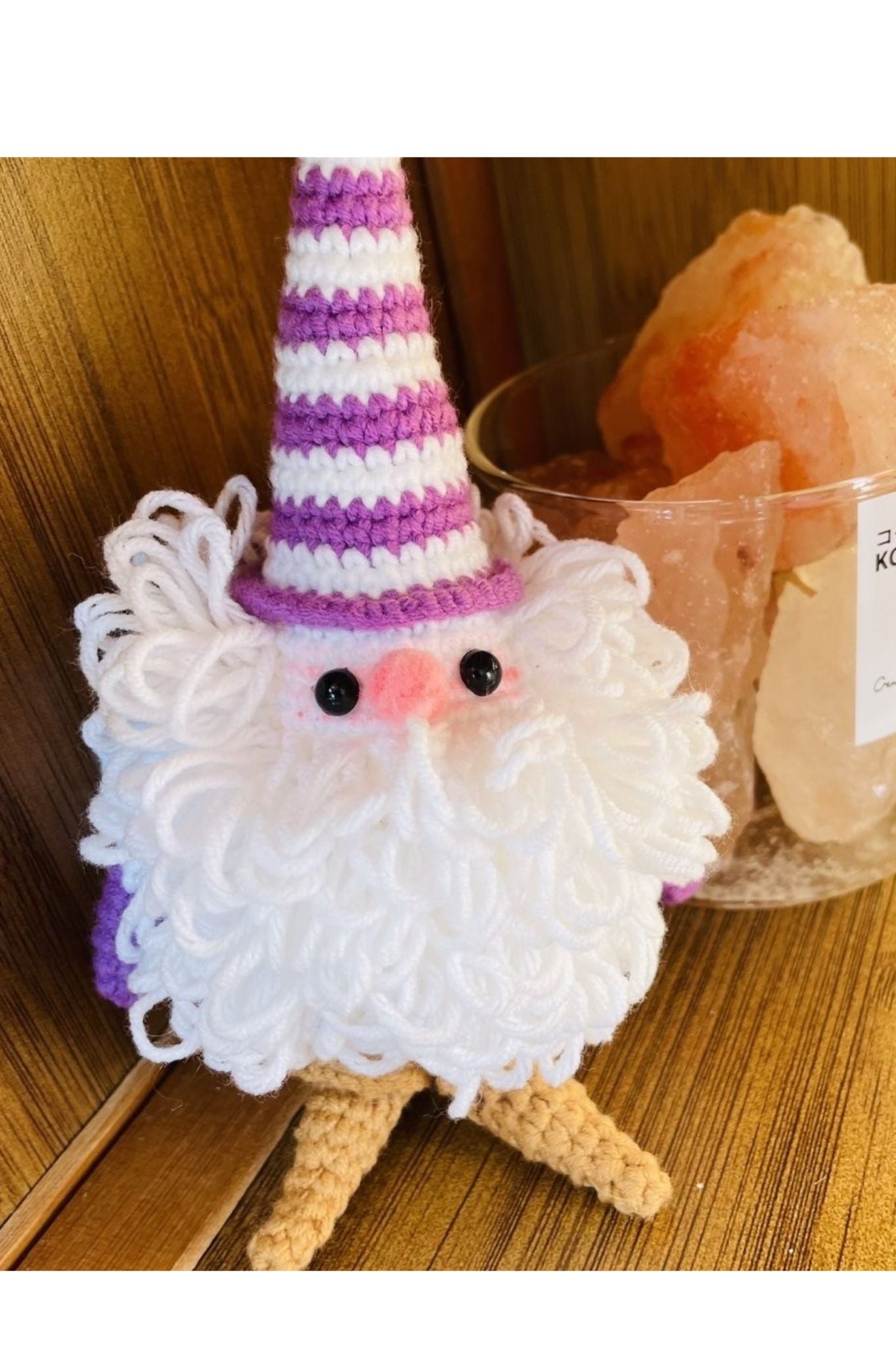Handmade Crochet Santa Claus Christmas Ornaments