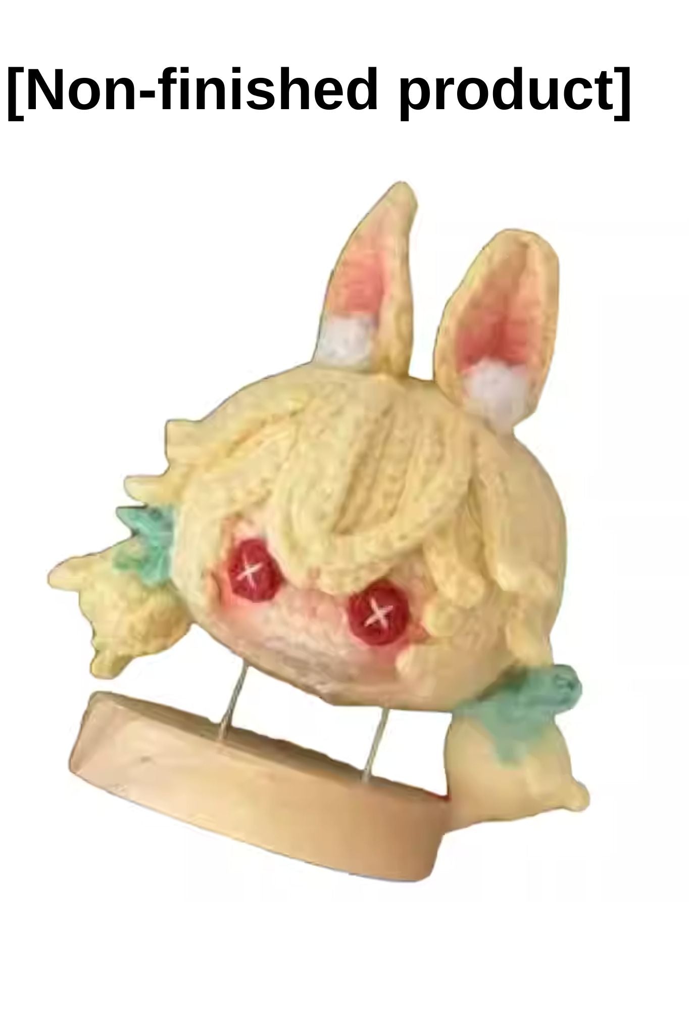 [Finished Product] Custom Identity V Journalist Xiao Yu Game Fan Art - Handmade Crochet Keychain Charm