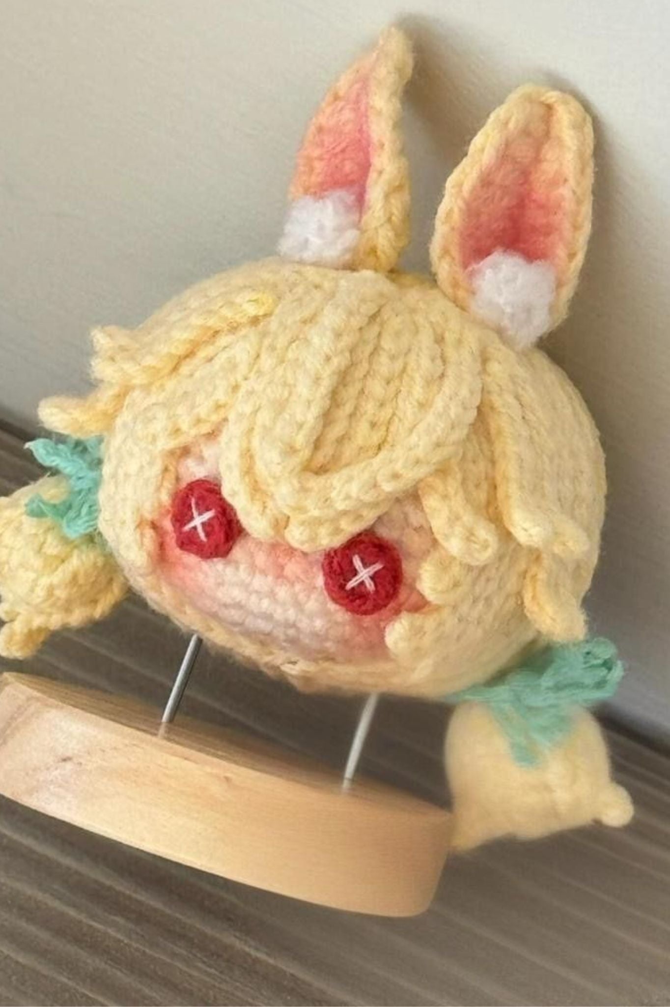 [Finished Product] Custom Identity V Journalist Xiao Yu Game Fan Art - Handmade Crochet Keychain Charm