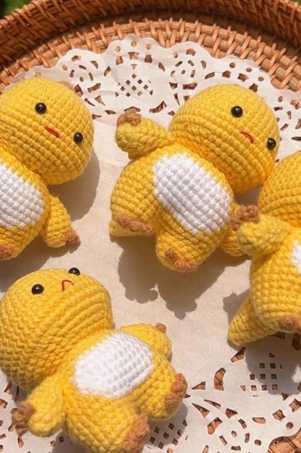 Finished Product [Custom] Nai Long Animation Fan Art - Handmade Crochet Keychain Charm